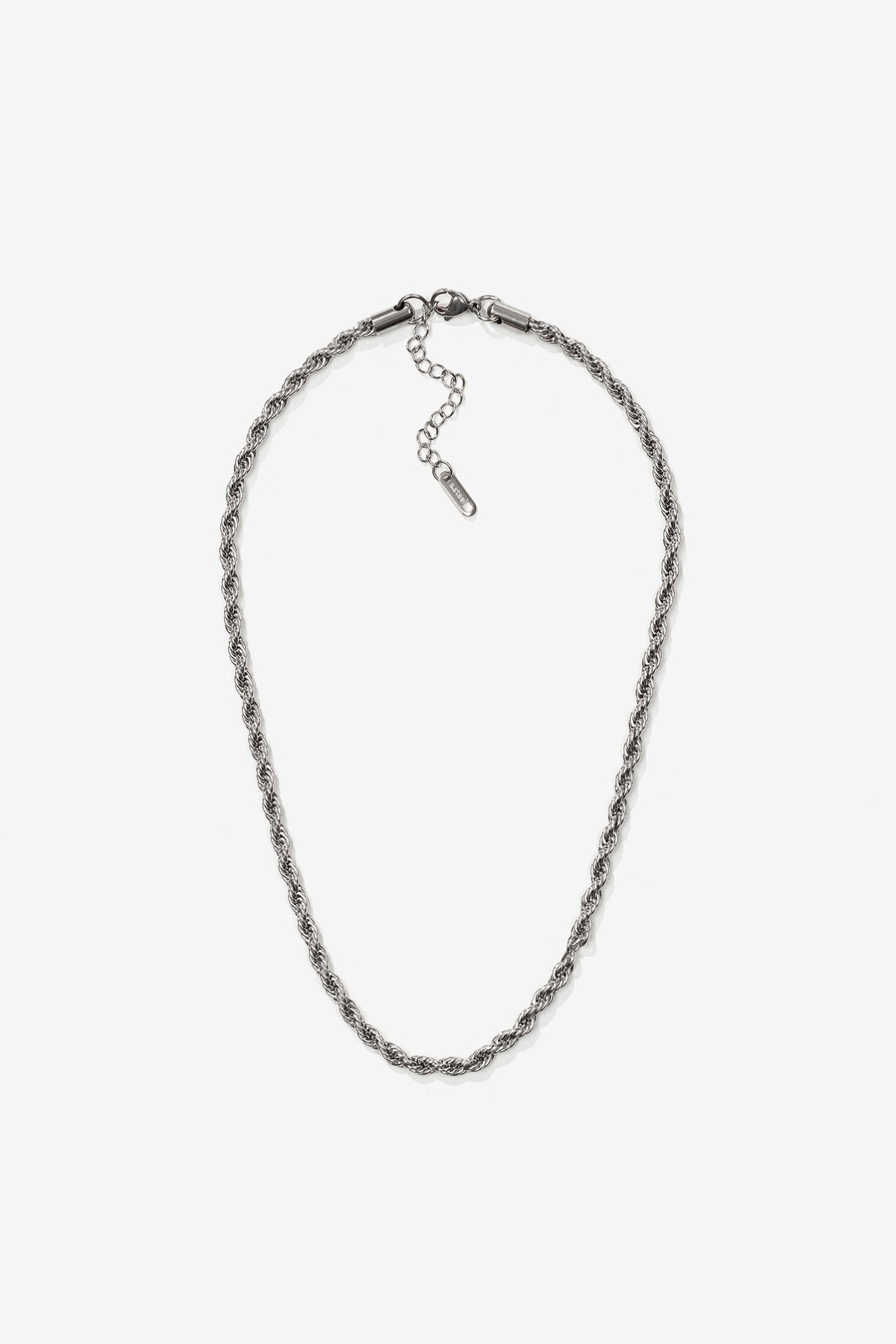 Colar Torcido de Ao Inoxidvel