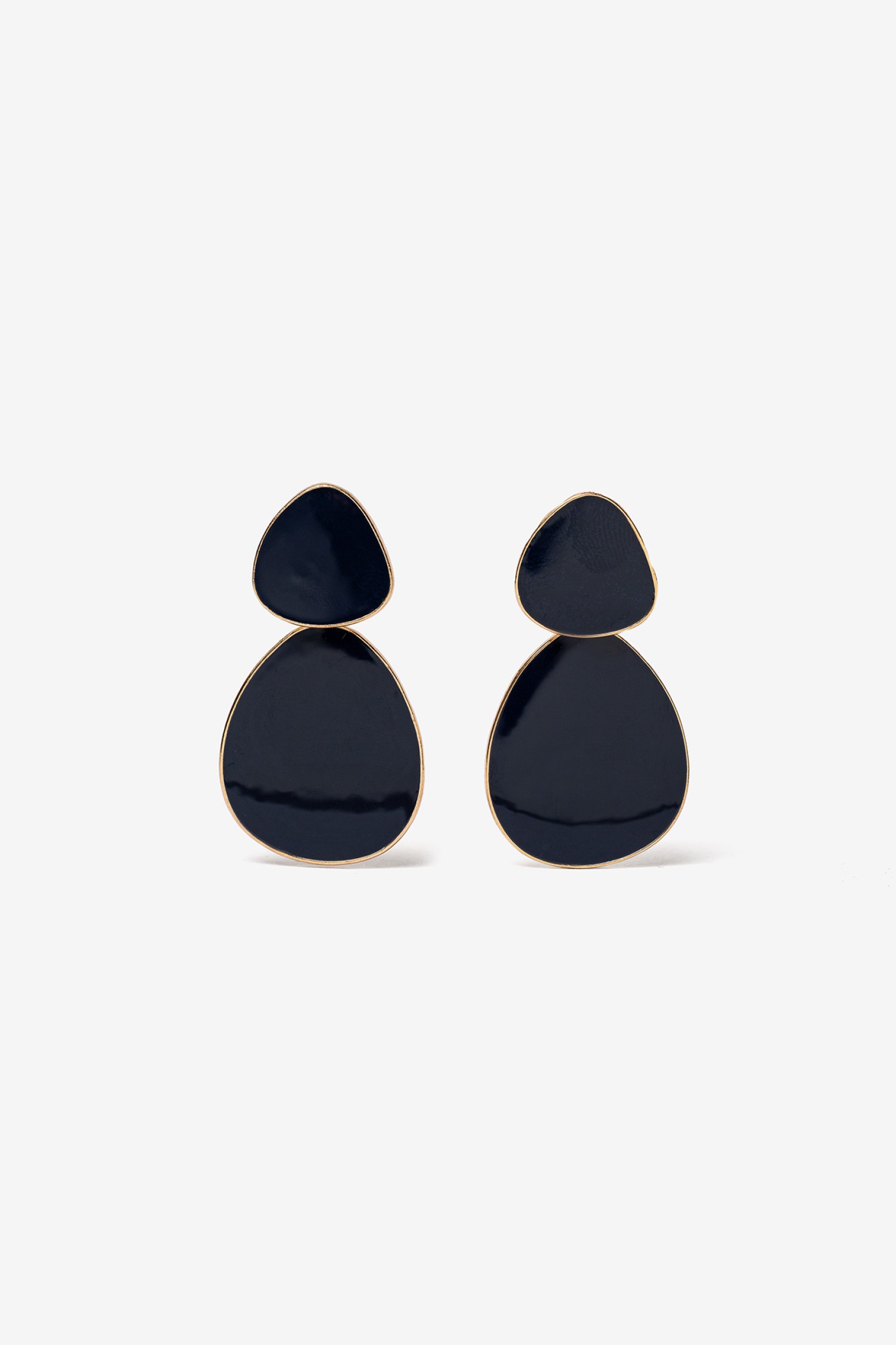 Brincos Esmaltados com Pendente