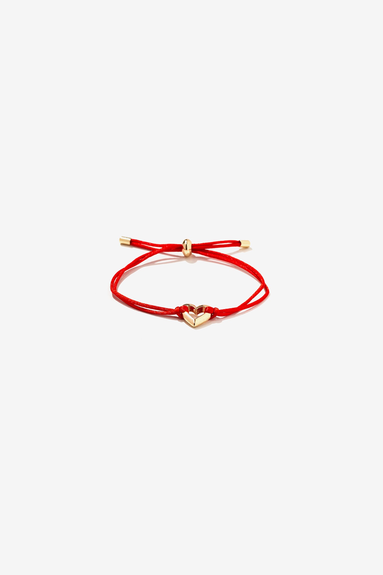 Textile Bracelet with Heart