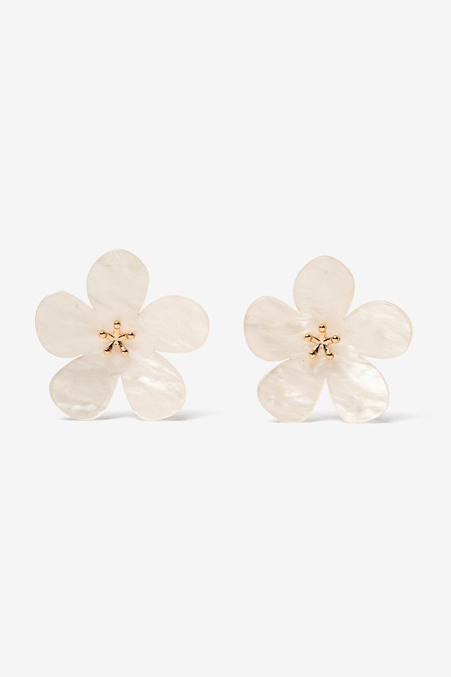 Pendientes Florales Acrlicos