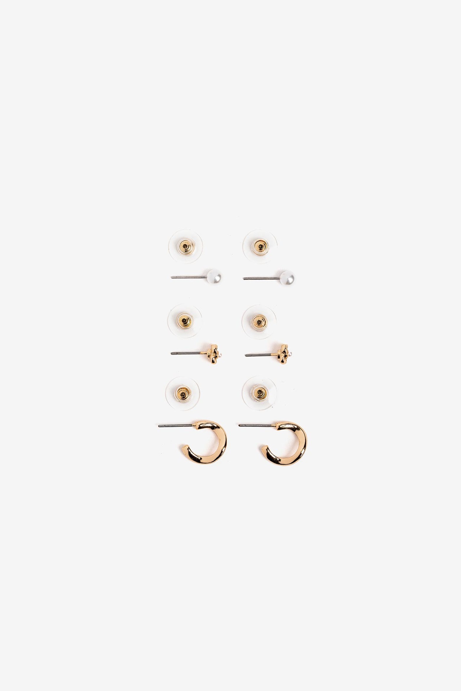 Pack of 3 Floral Earrings