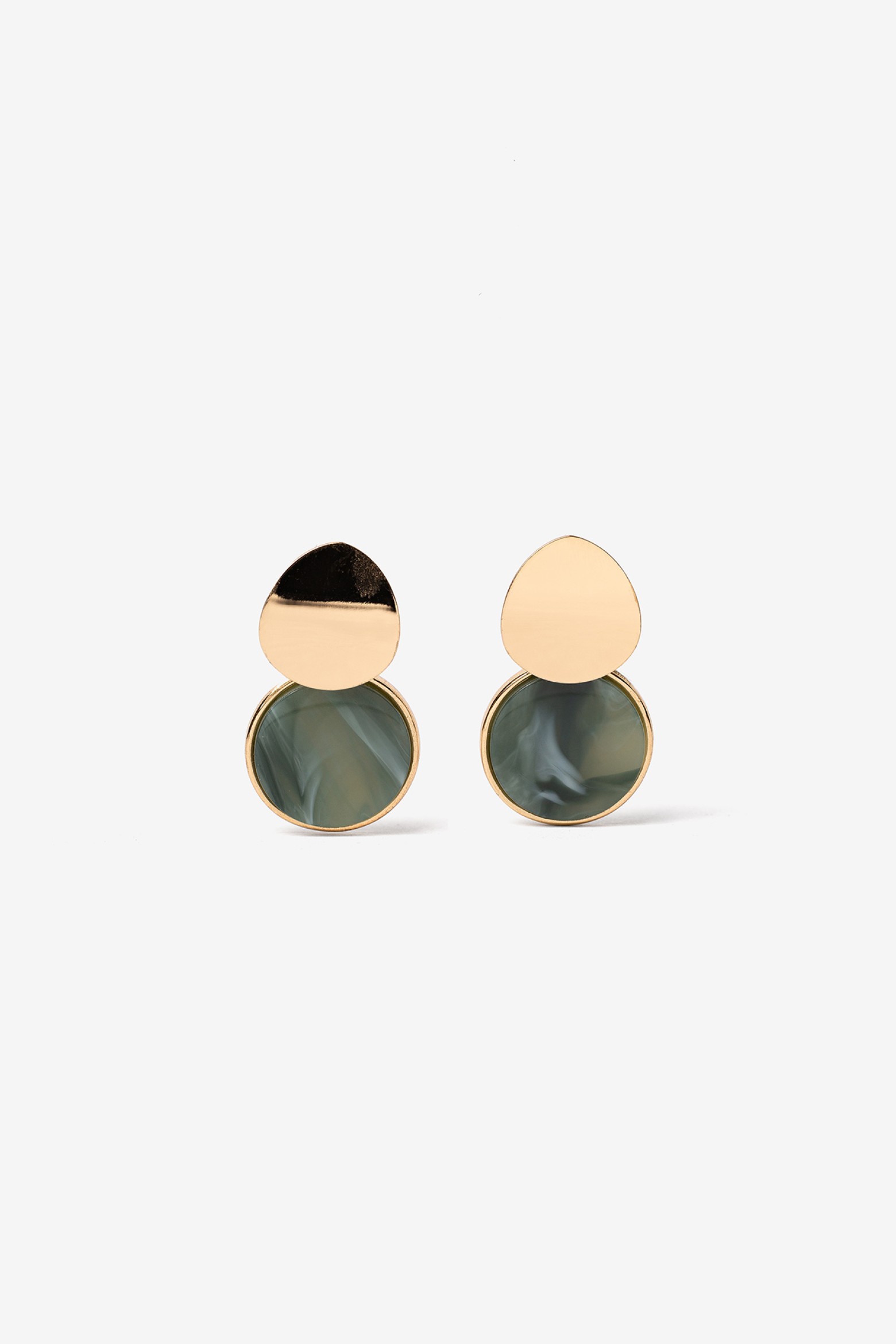 Pendientes Colgante Circular Acrlico