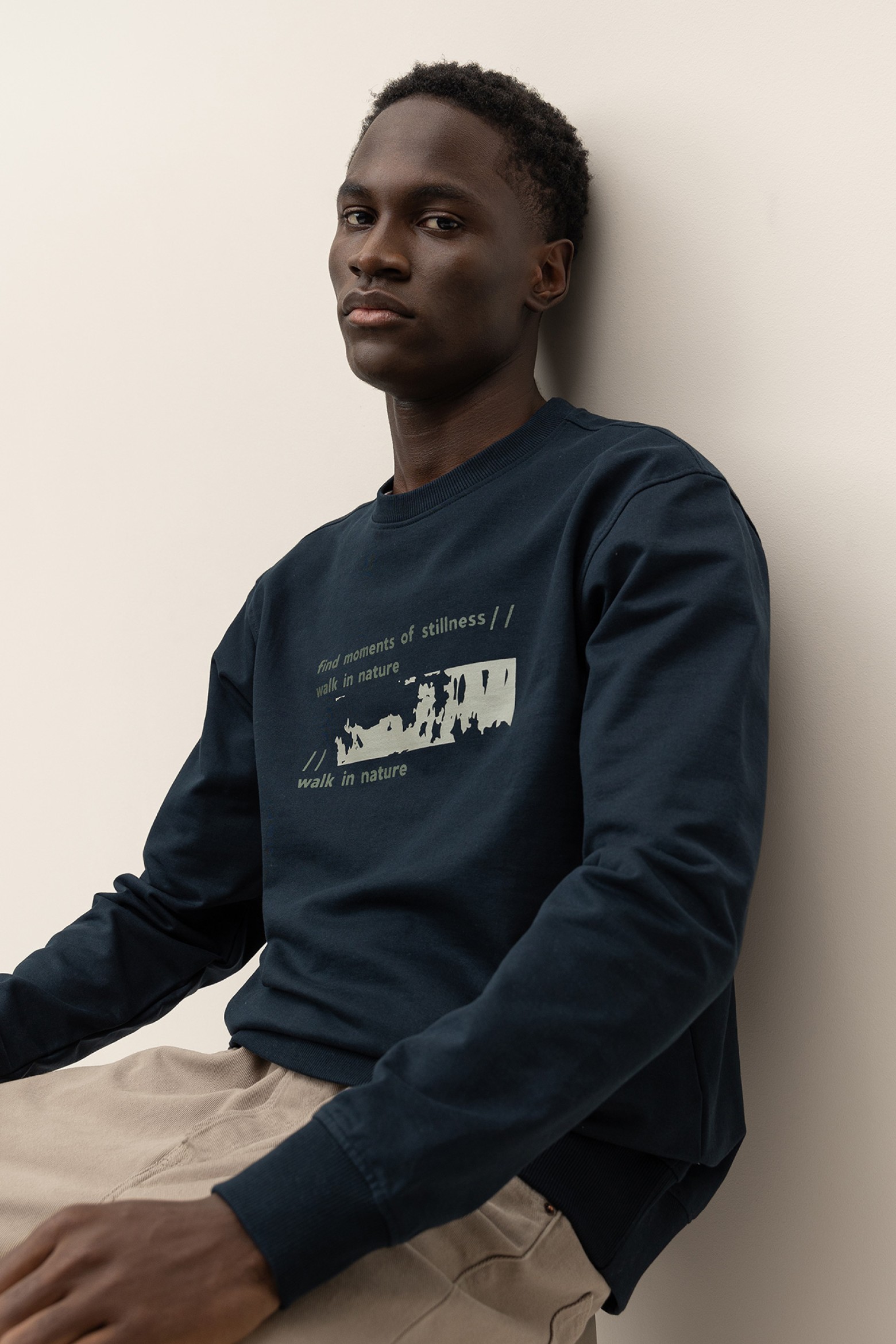 Sweat Estampada de Algodo