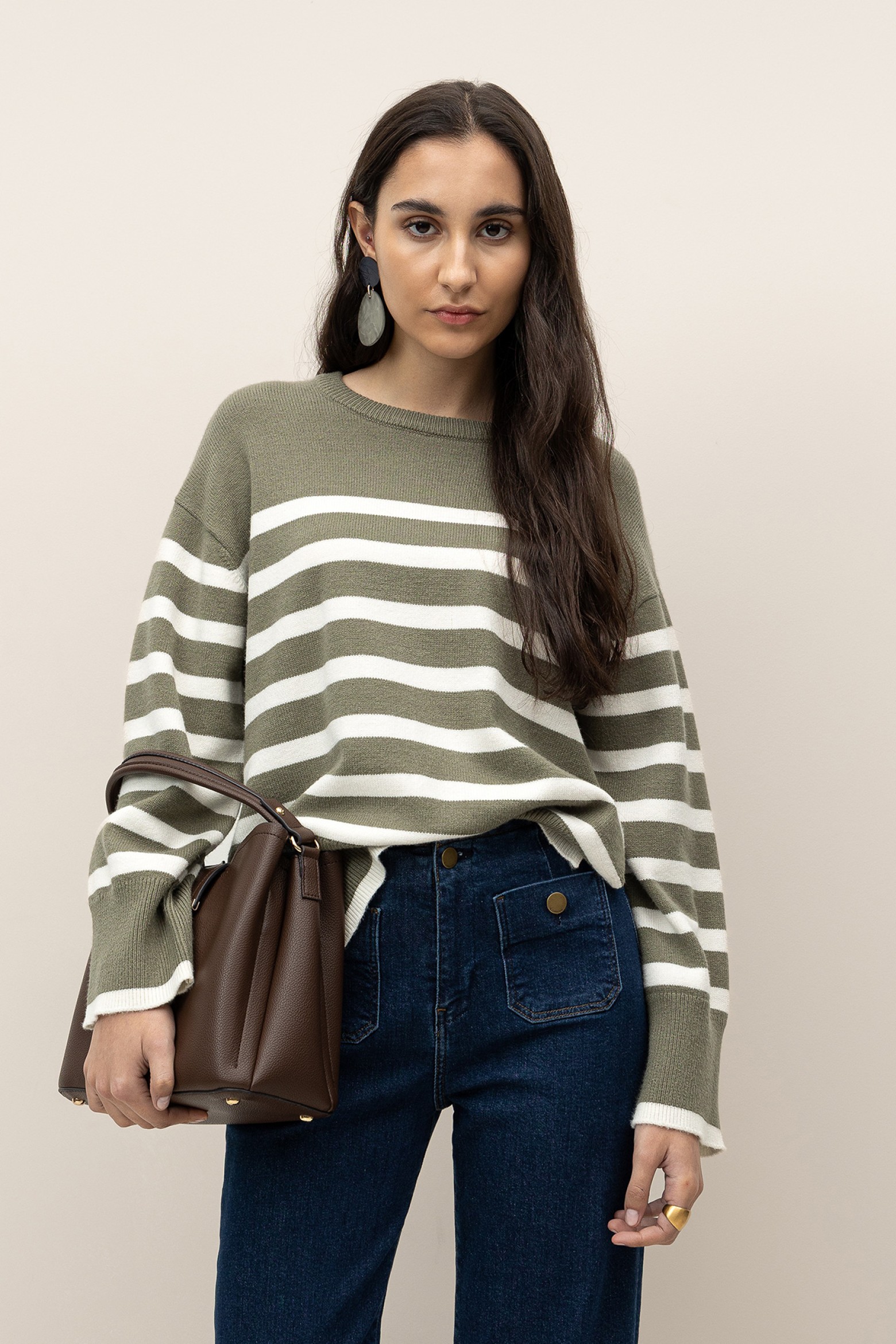 Relaxed Striped Sweater