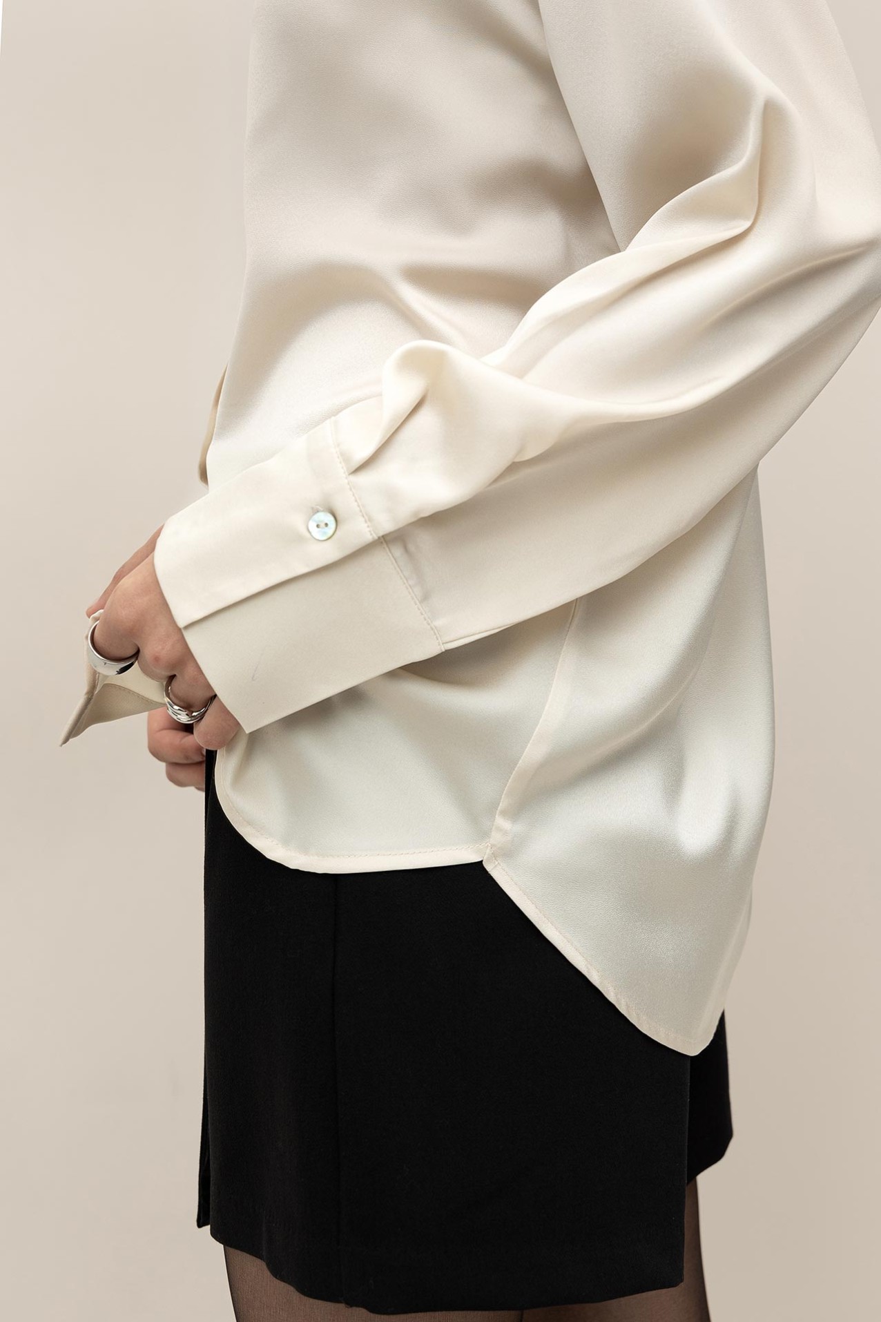 Camisa Relaxed Acetinada