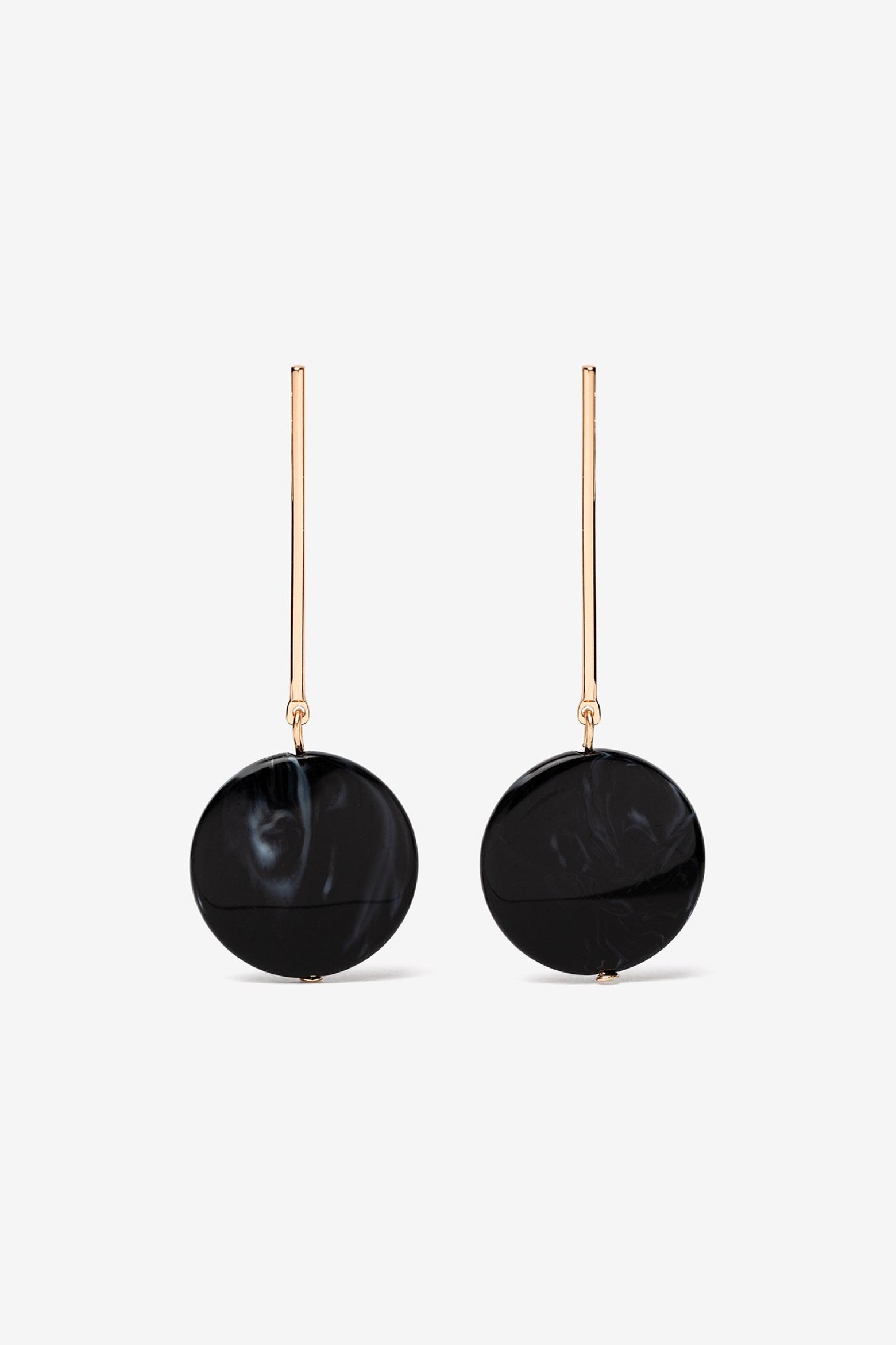 Acrylic Circular Pendant Earrings