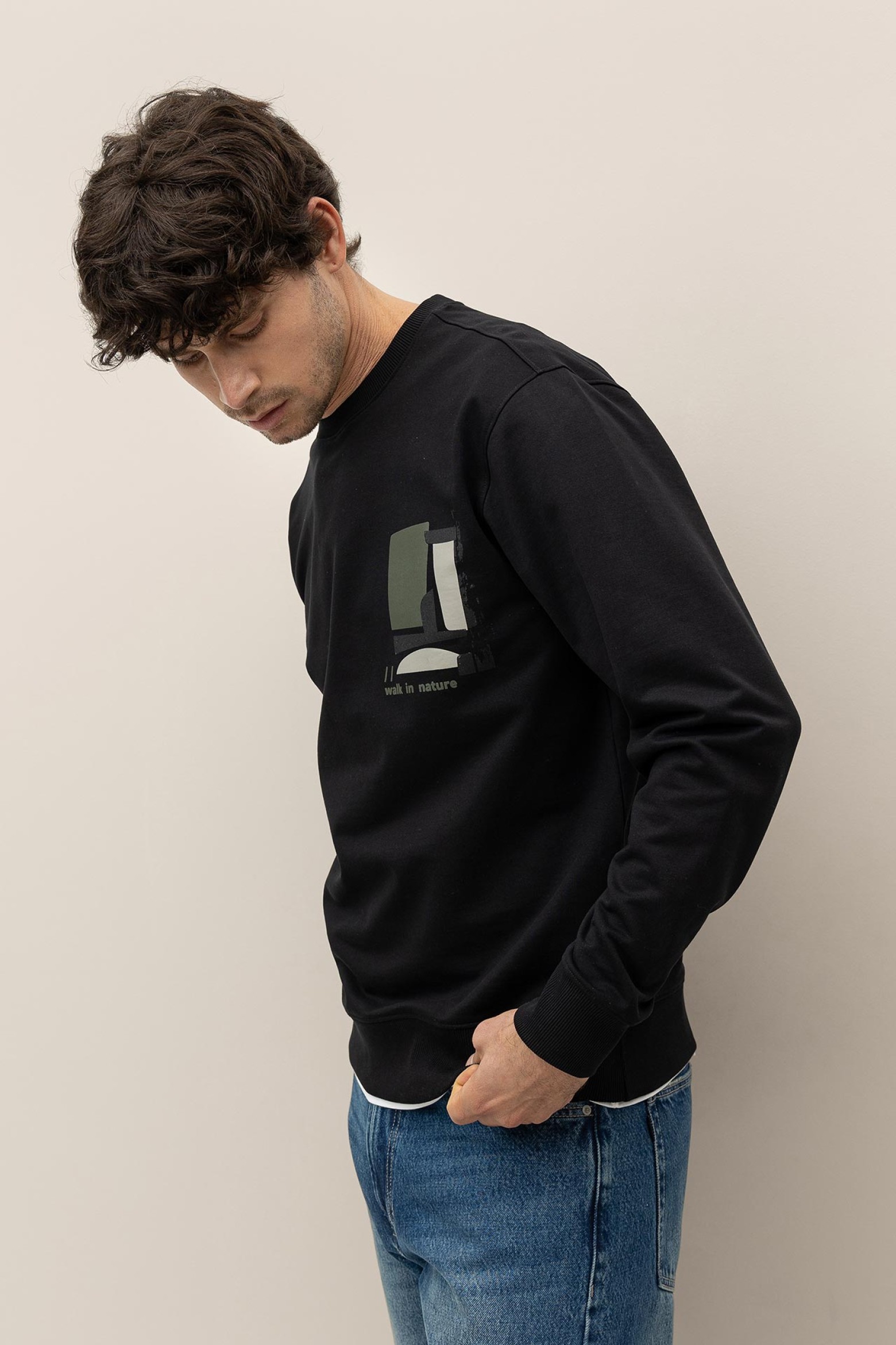 Printed Cotton Sweatshirt