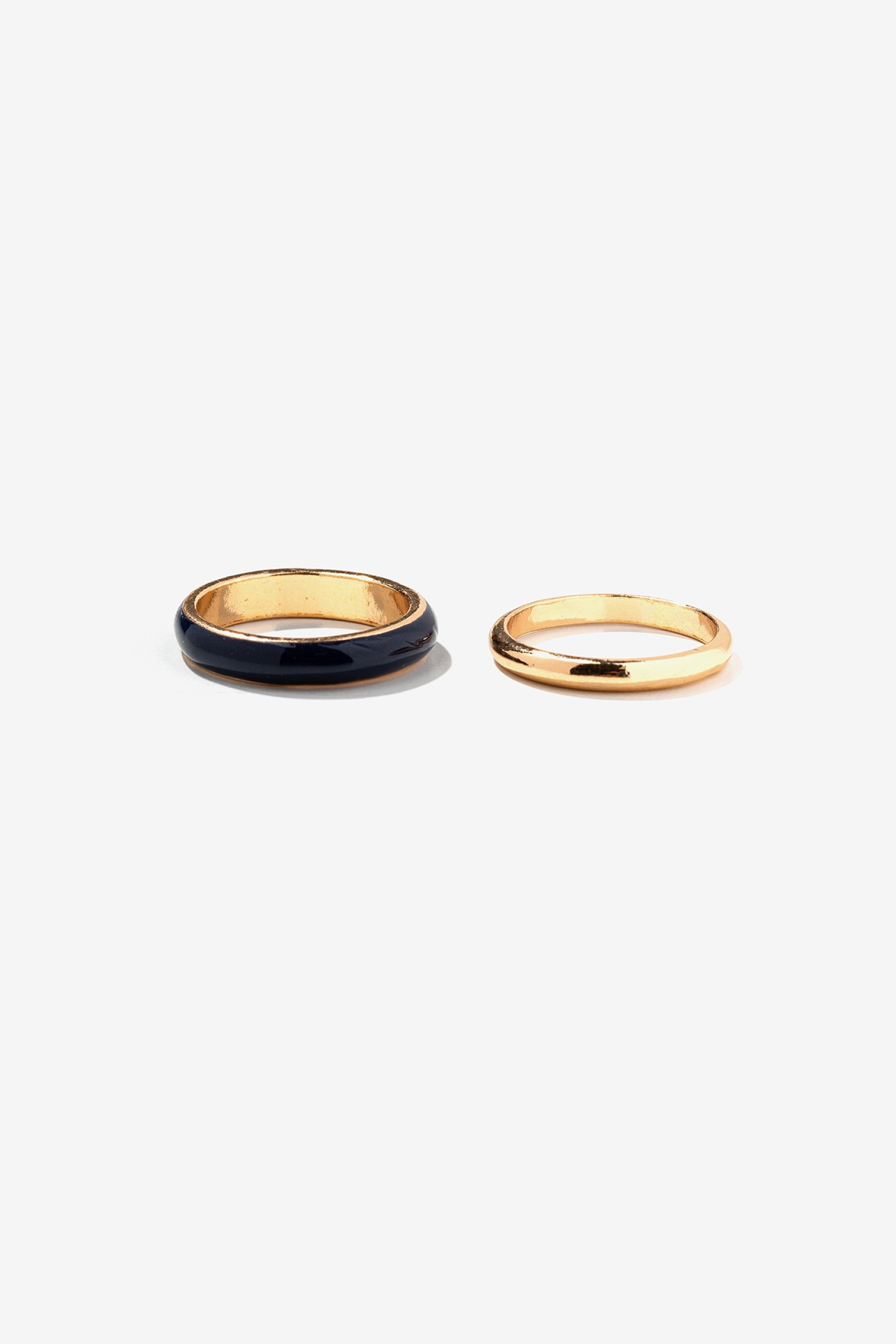 Pack of 2 Enamelled Rings