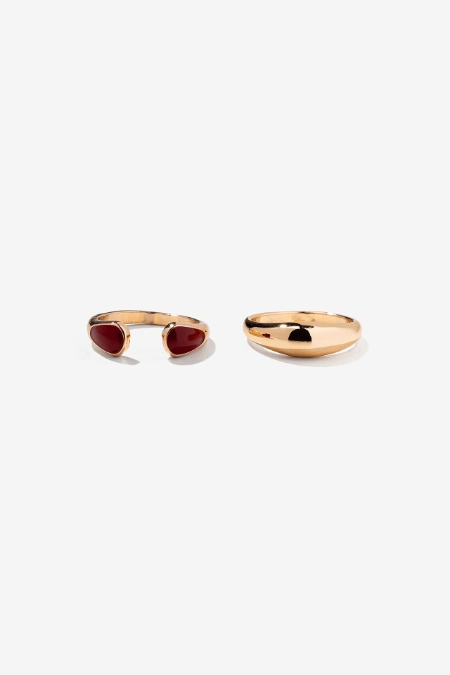 Set de 2 Anillos con Apertura