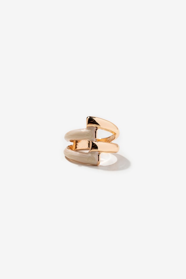 Anillo Abierto Esmaltado