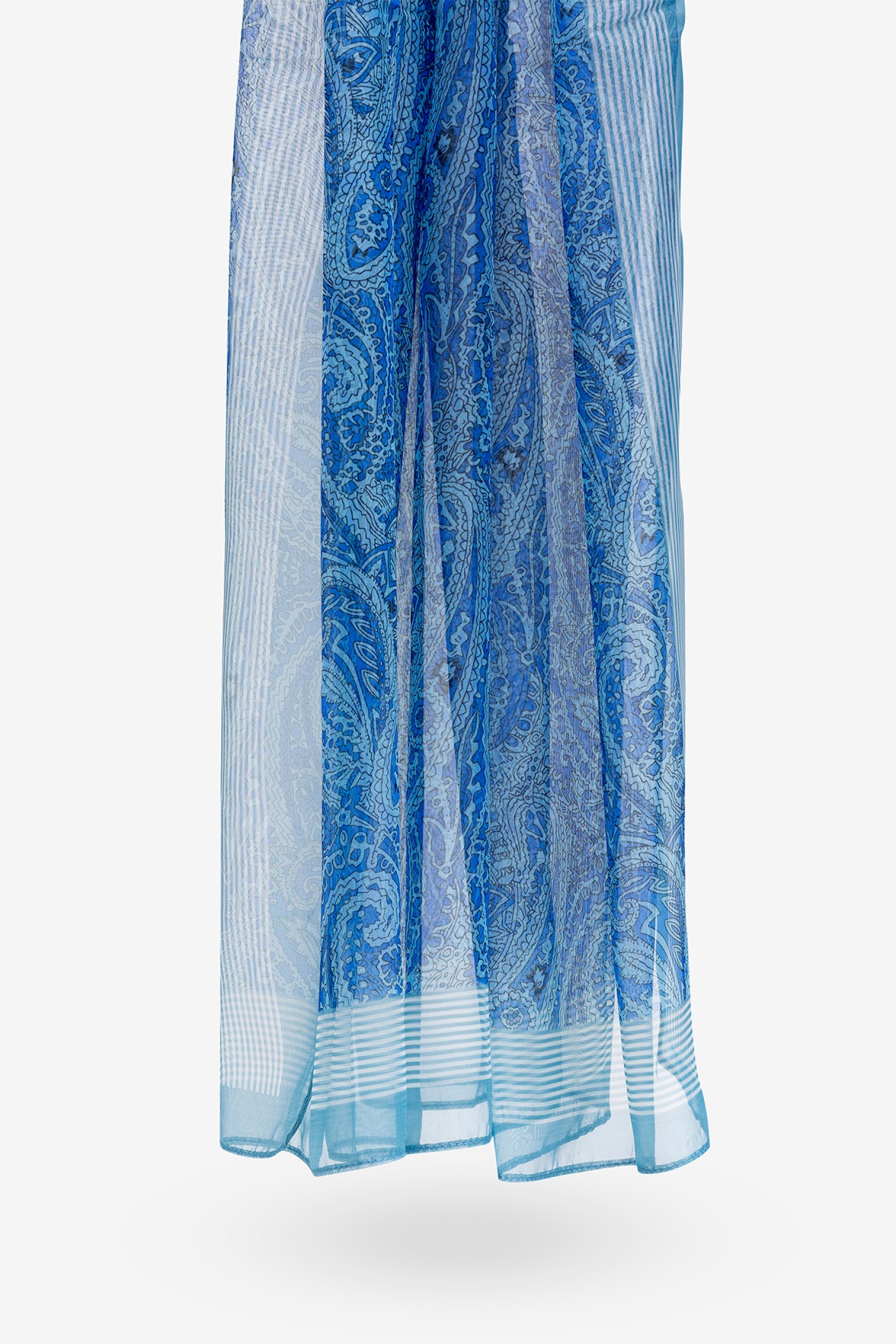 Pauelo Semitransparente Estampado Paisley