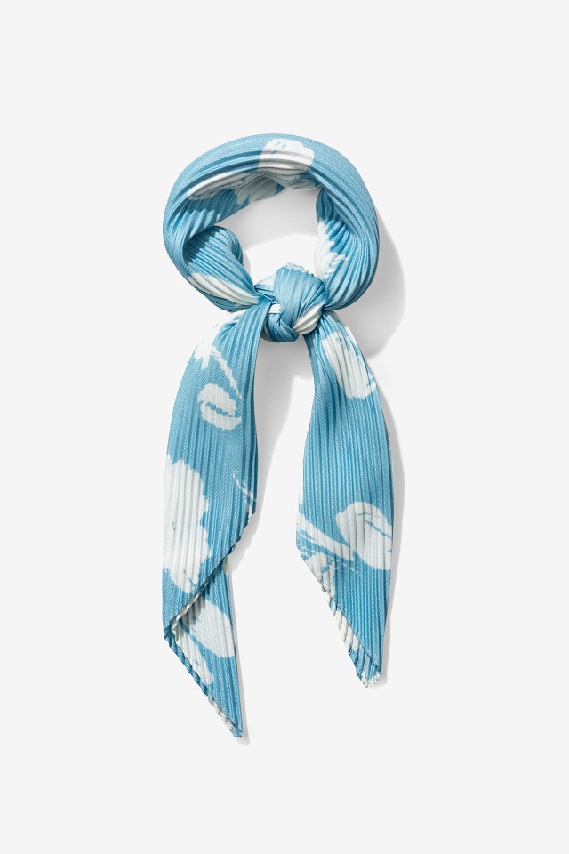 Bandana Plissada Estampado Floral