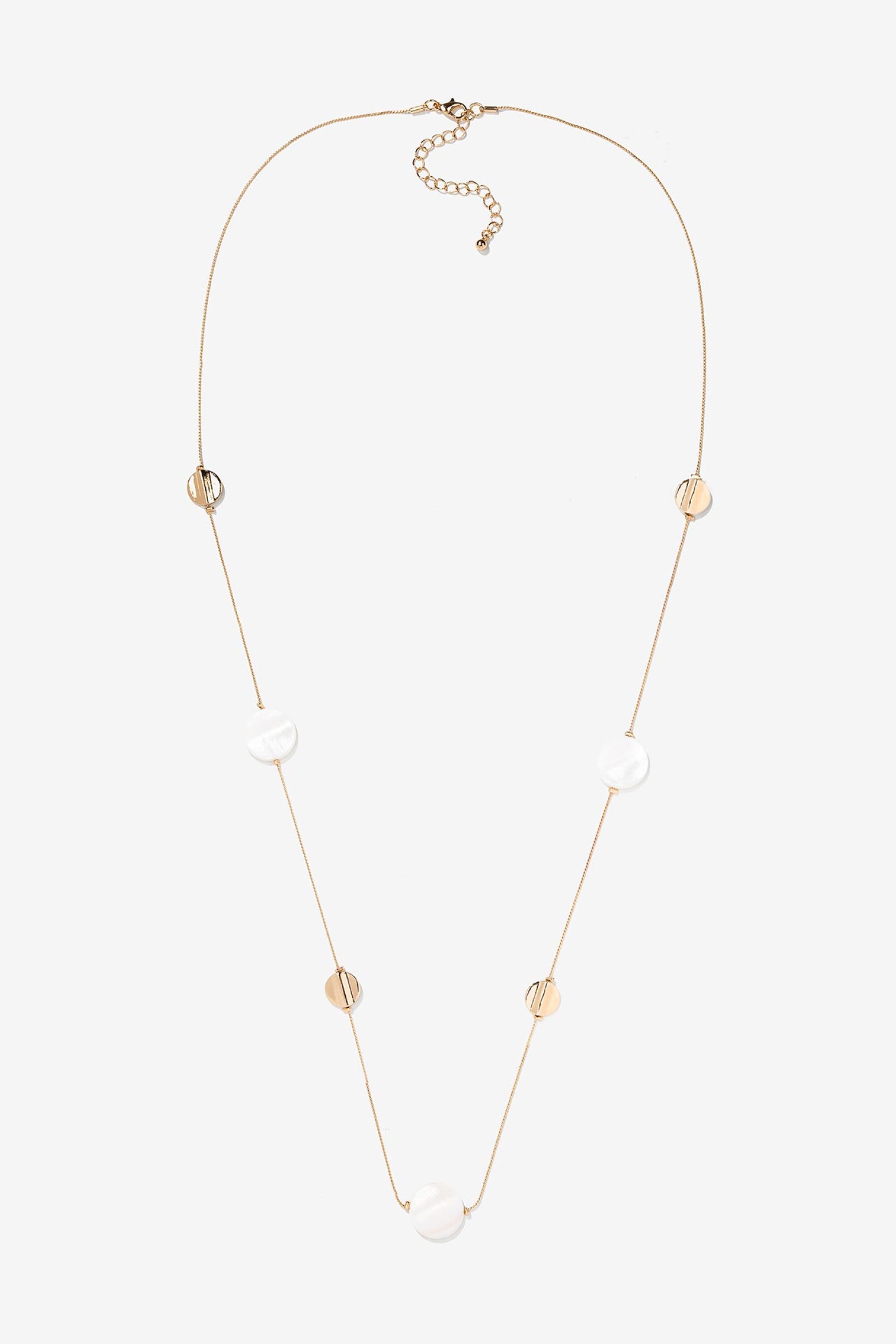 Collar Largo con Madreperla