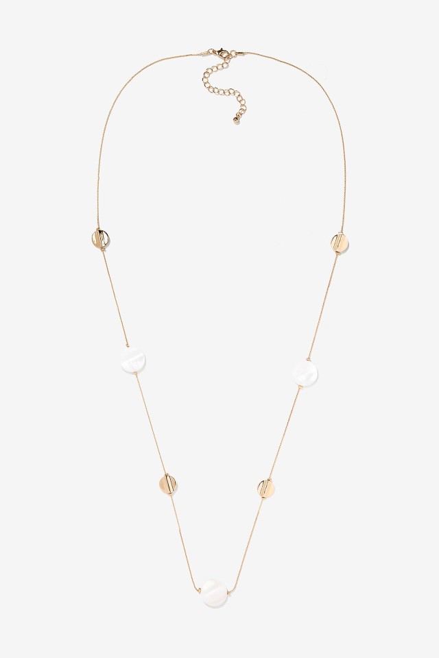 Collar Largo con Madreperla