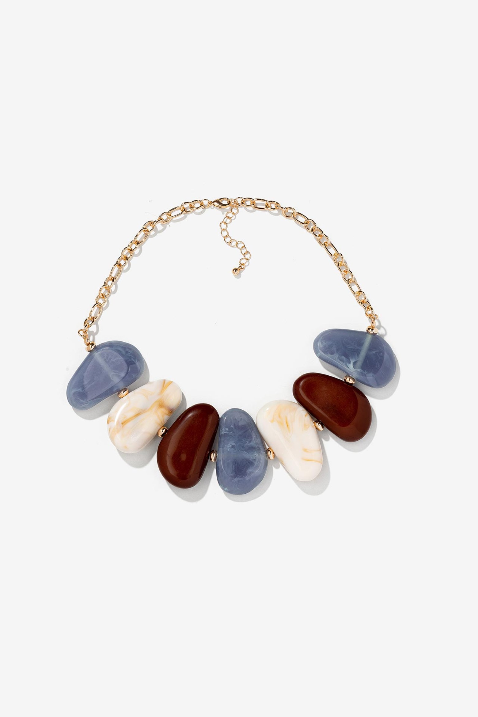 Maxi Necklace with Acrylic Pendants