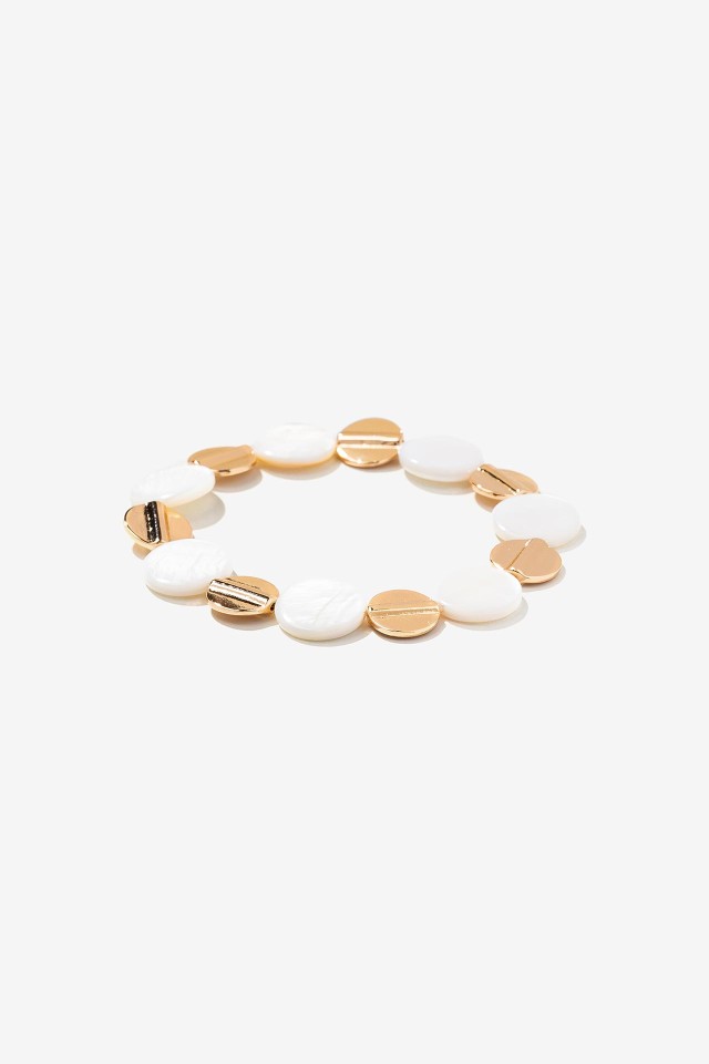 Pulsera con Cuentas Metlicas