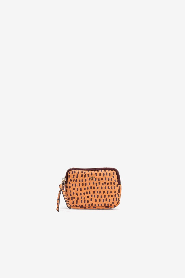 Bolsinha Estampada Efeito Pele
