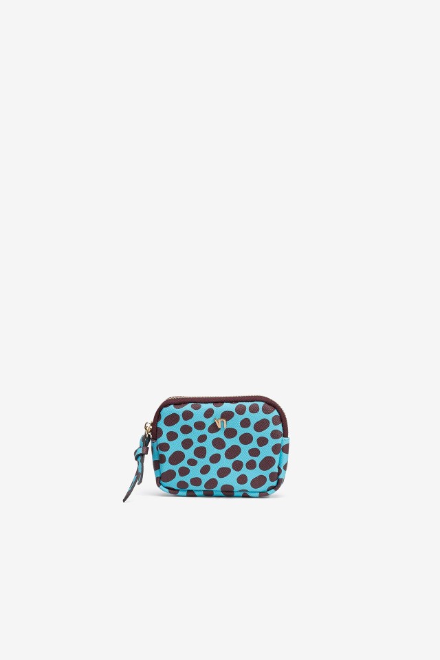Bolsinha Estampada Efeito Pele