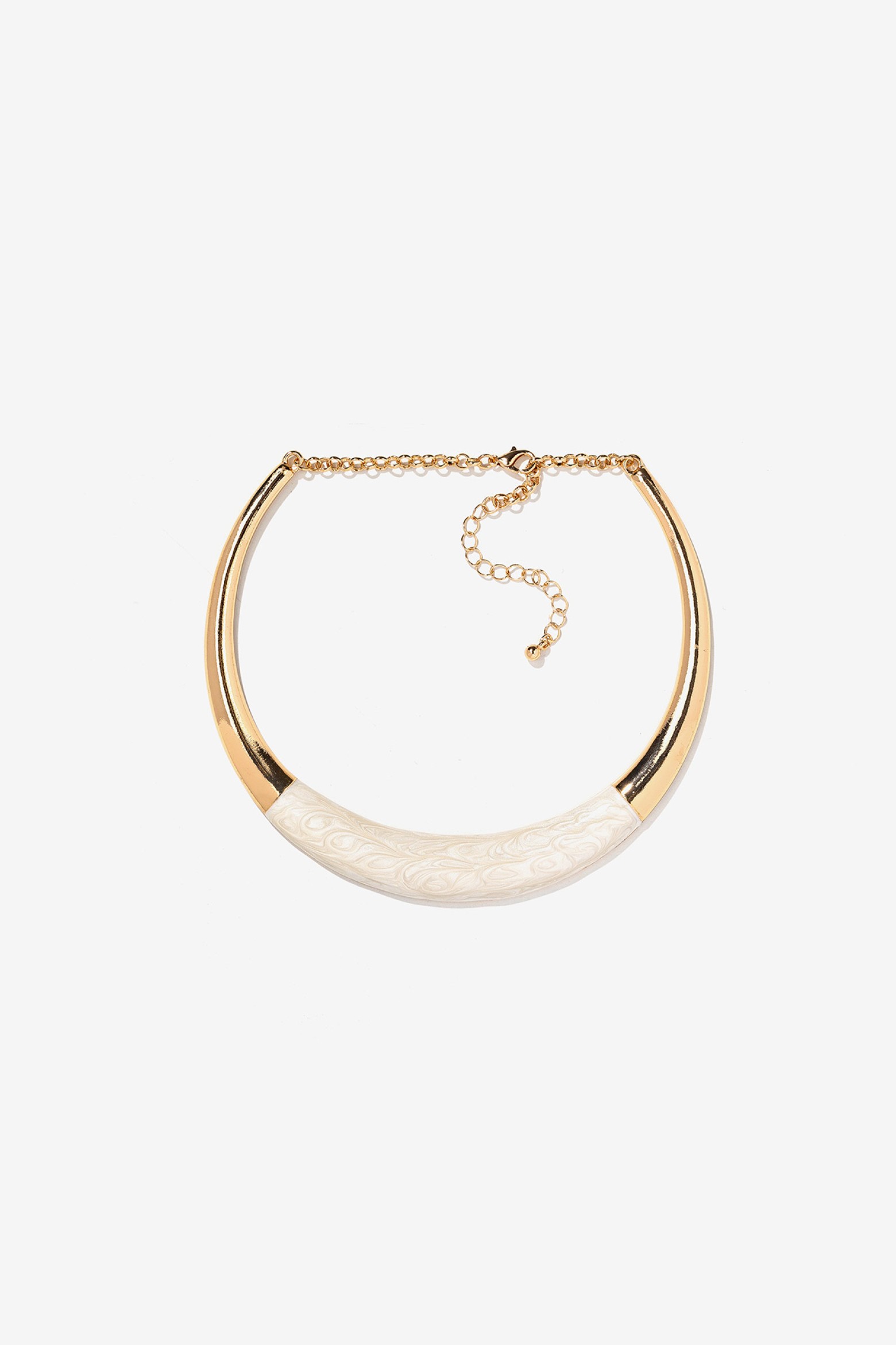 Rigid Enameled Necklace