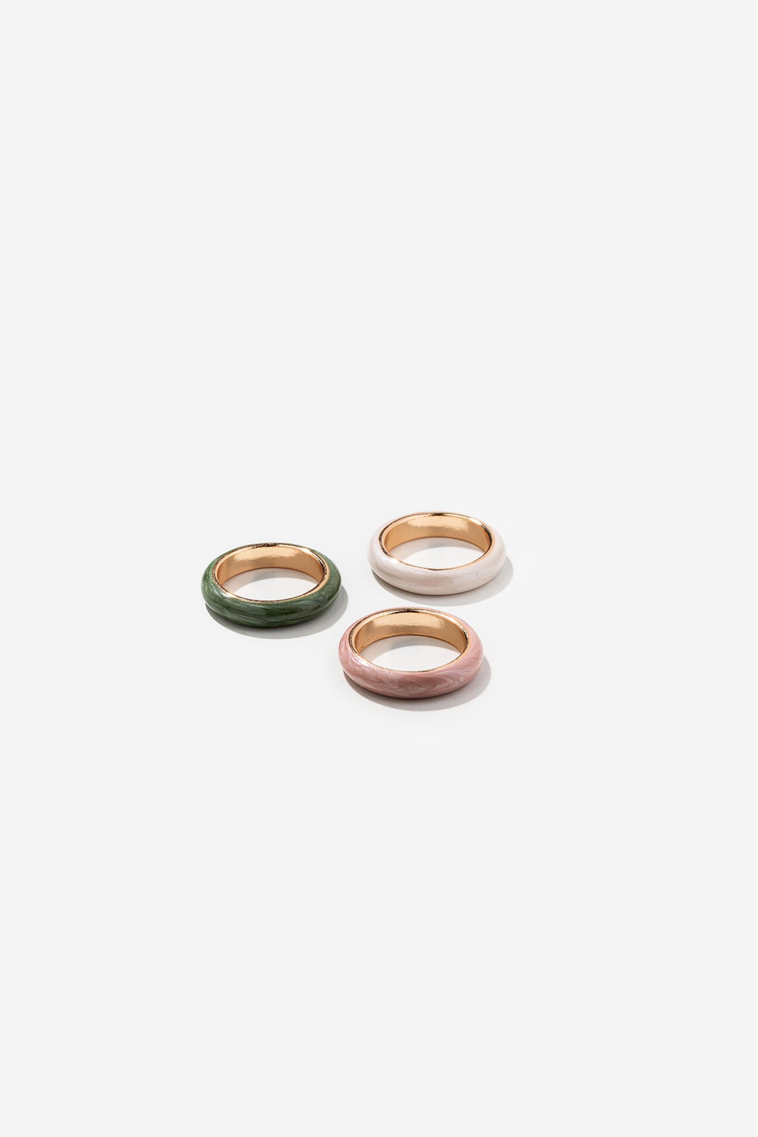 Pack de 3 Anillos Tricolor