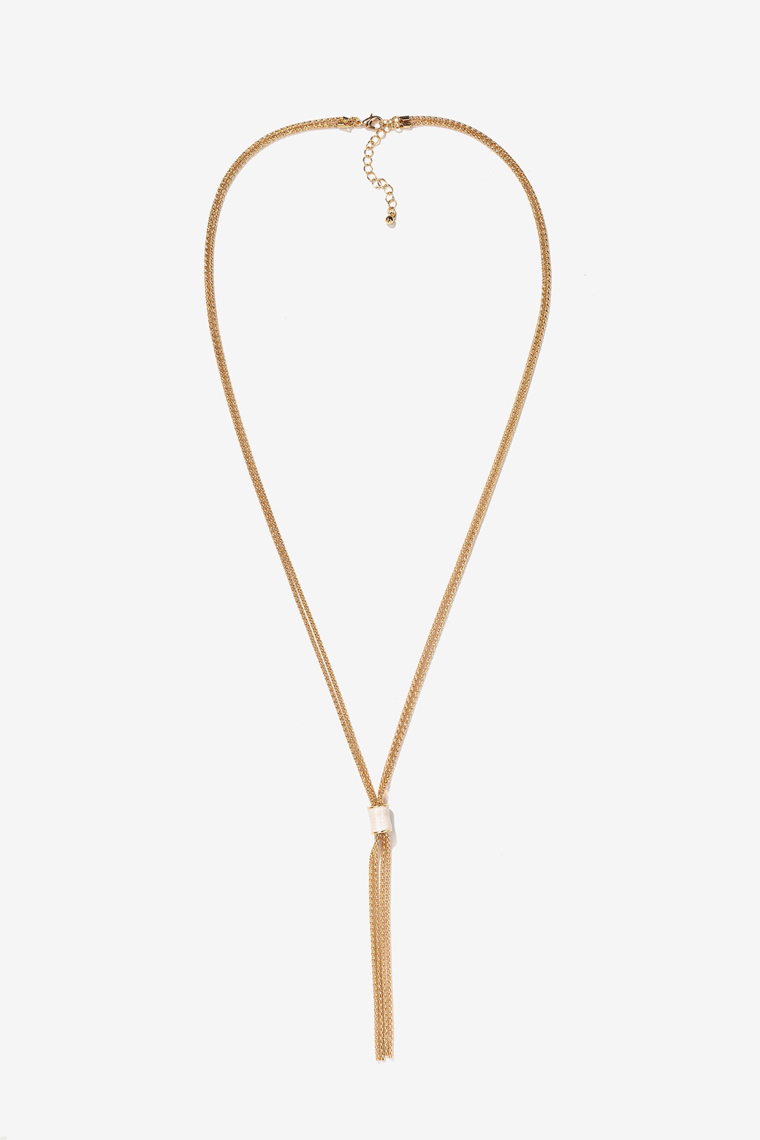 Long Chain Necklace with Pendant