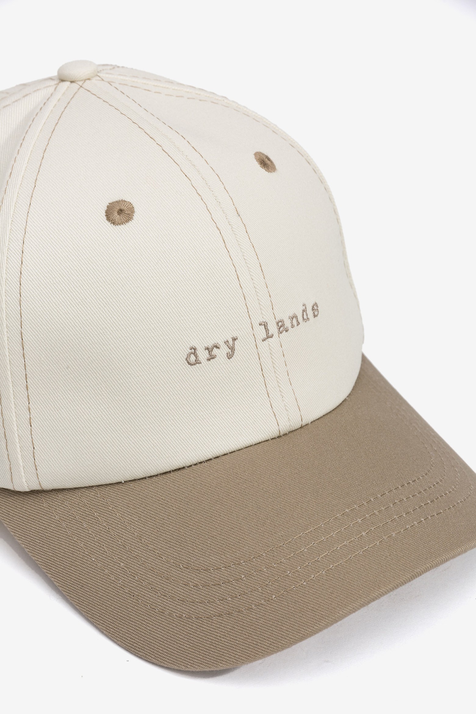 Bicolor Embroidered Cap