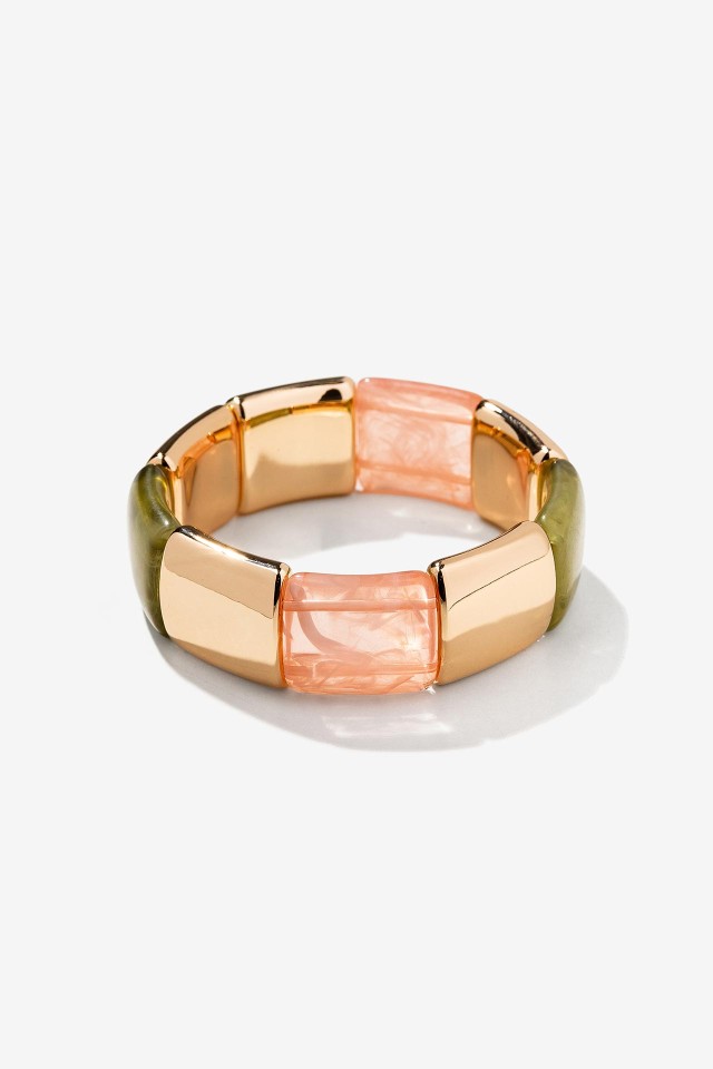Acrylic Bead Bracelet