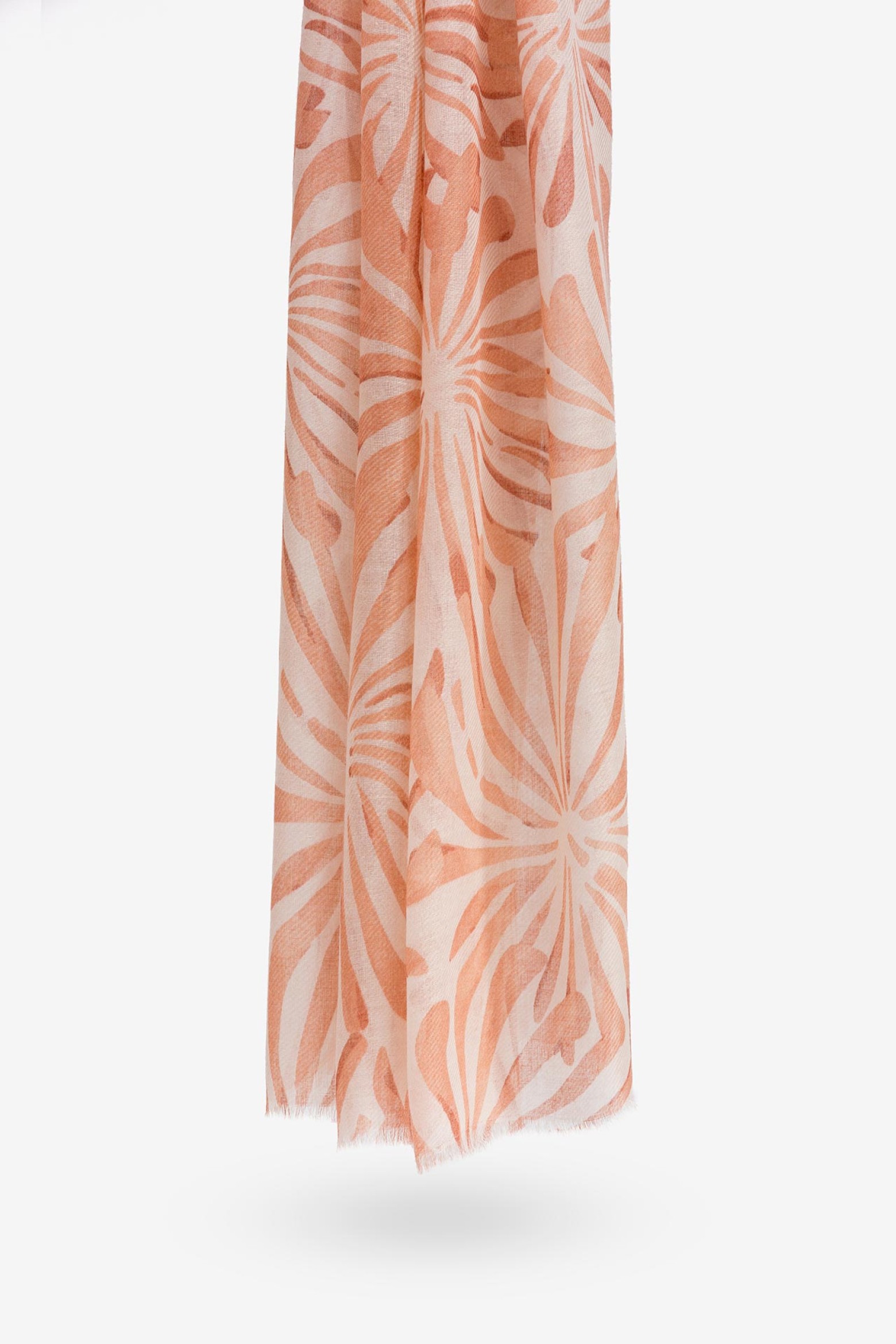 Pauelo Semitransparente con Estampado Floral