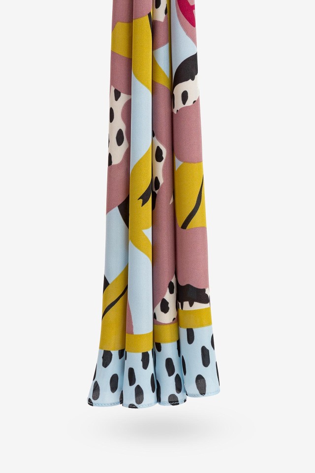 Leno Acetinado Estampado Floral