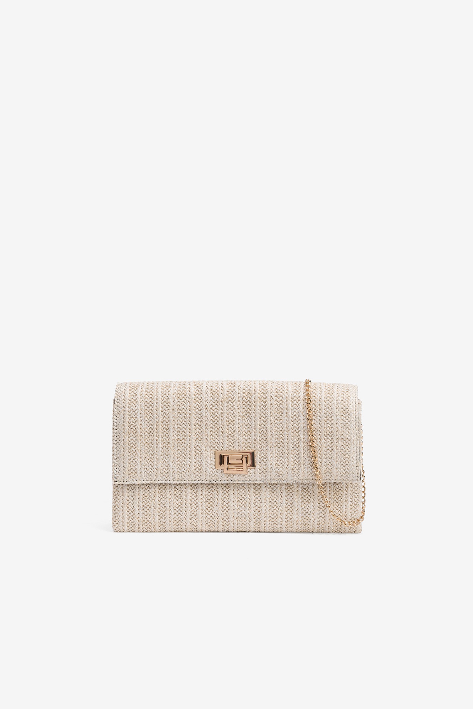Clutch Efeito Palha