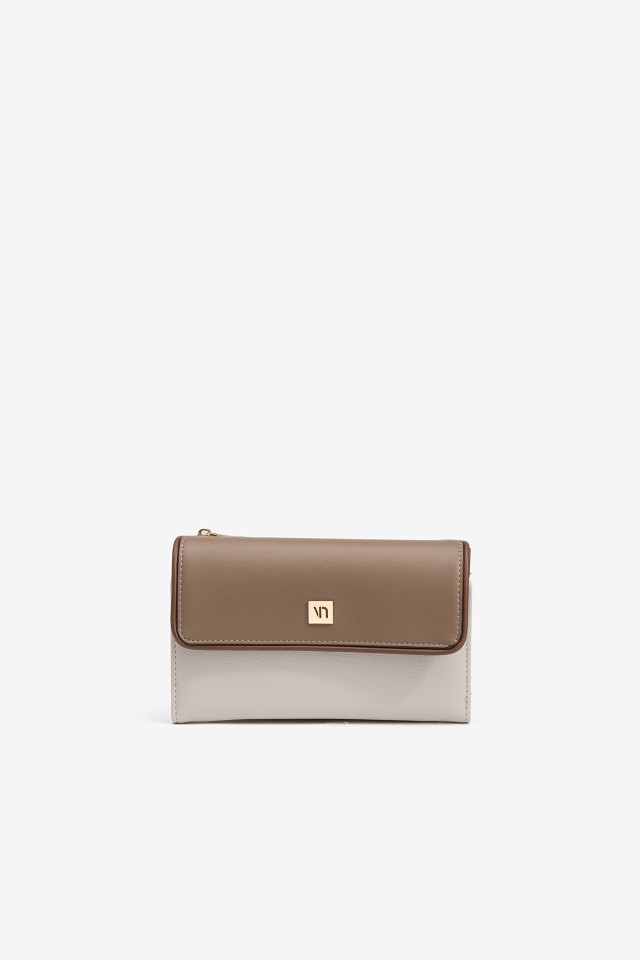 Monedero Bicolor con Solapa
