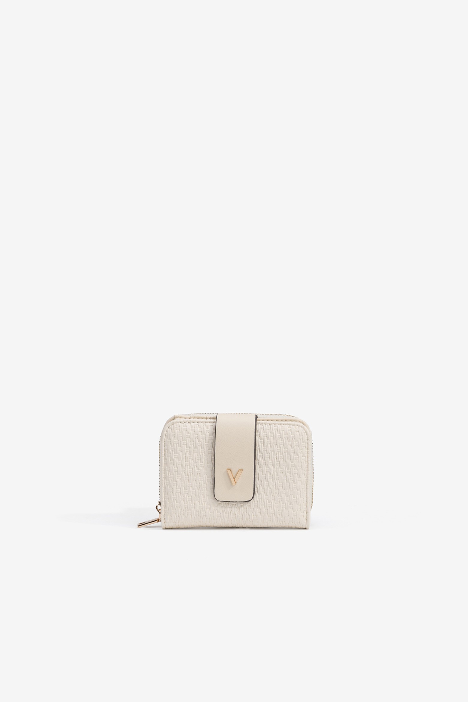 Leather Effect Coin Purse with Flap