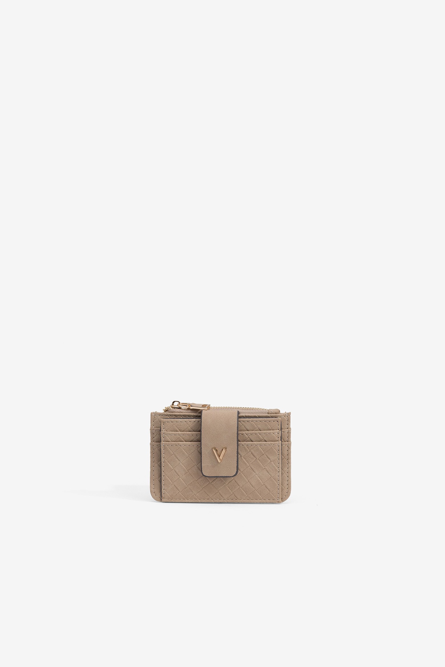 Suede Effect Card Holder