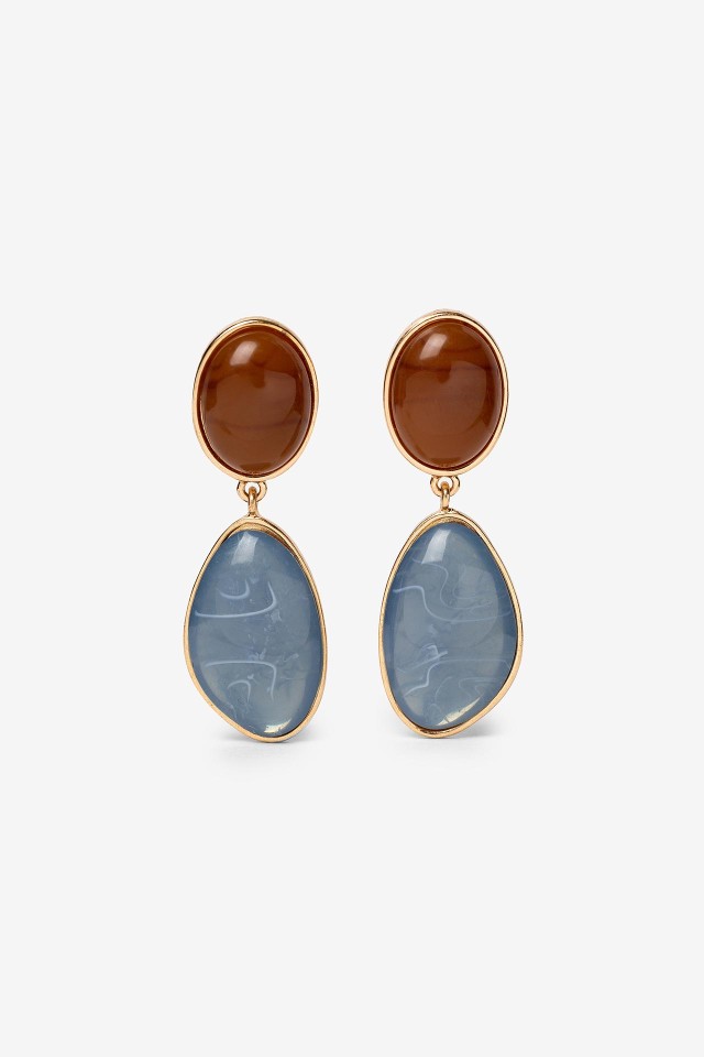 Pendientes con Colgante Oval