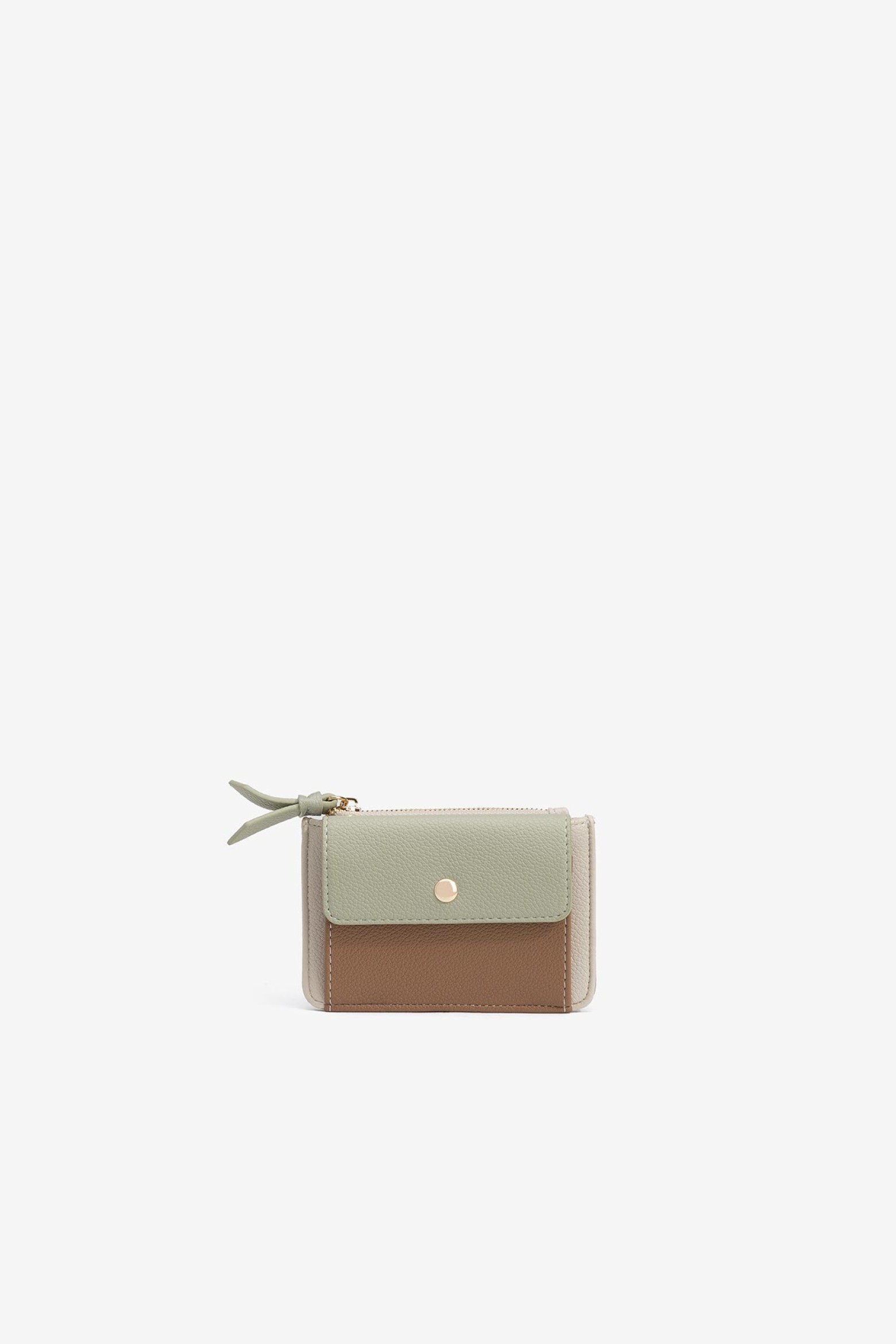 Small Tri-Color Coin Purse