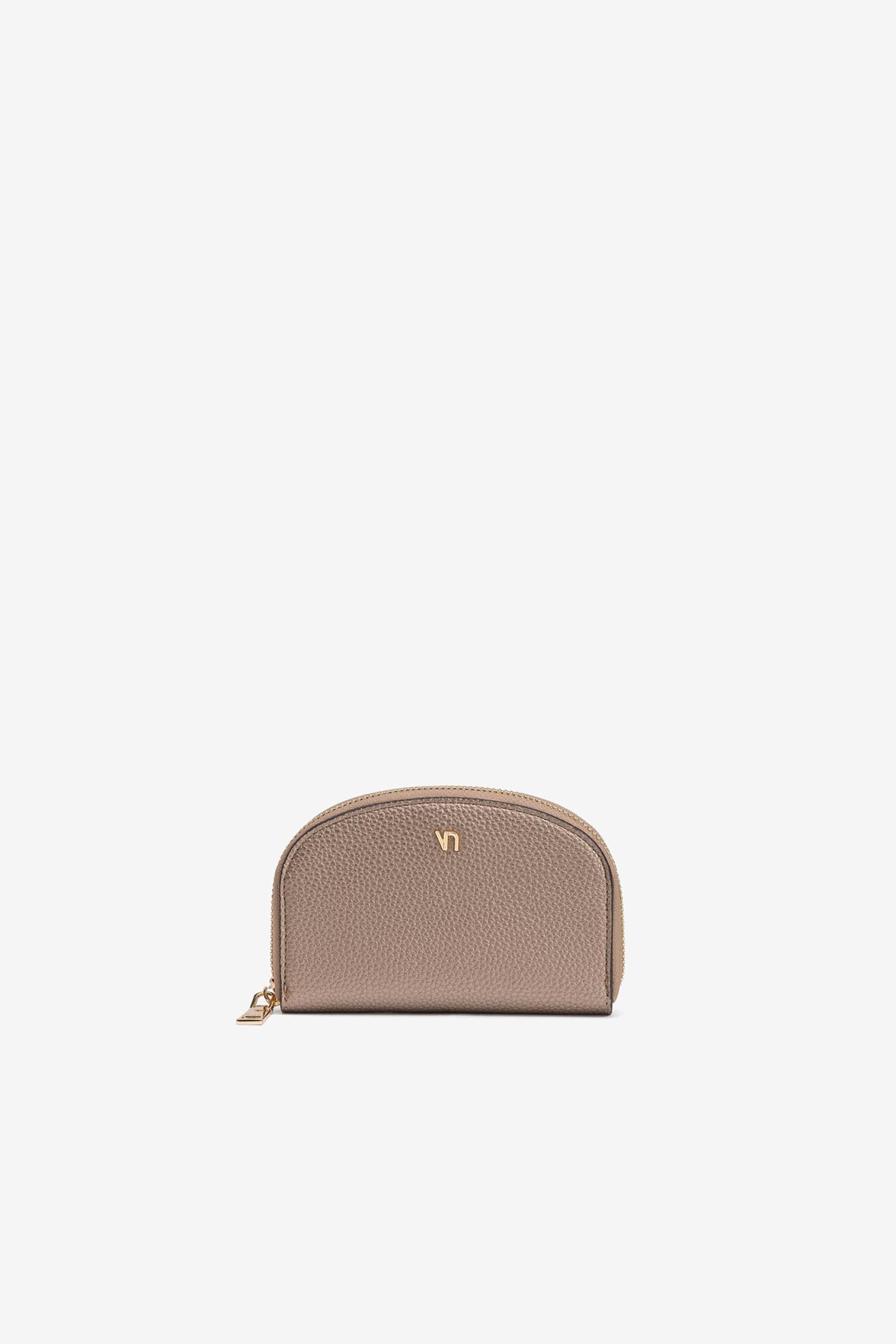 Metallic Leather Effect Pouch