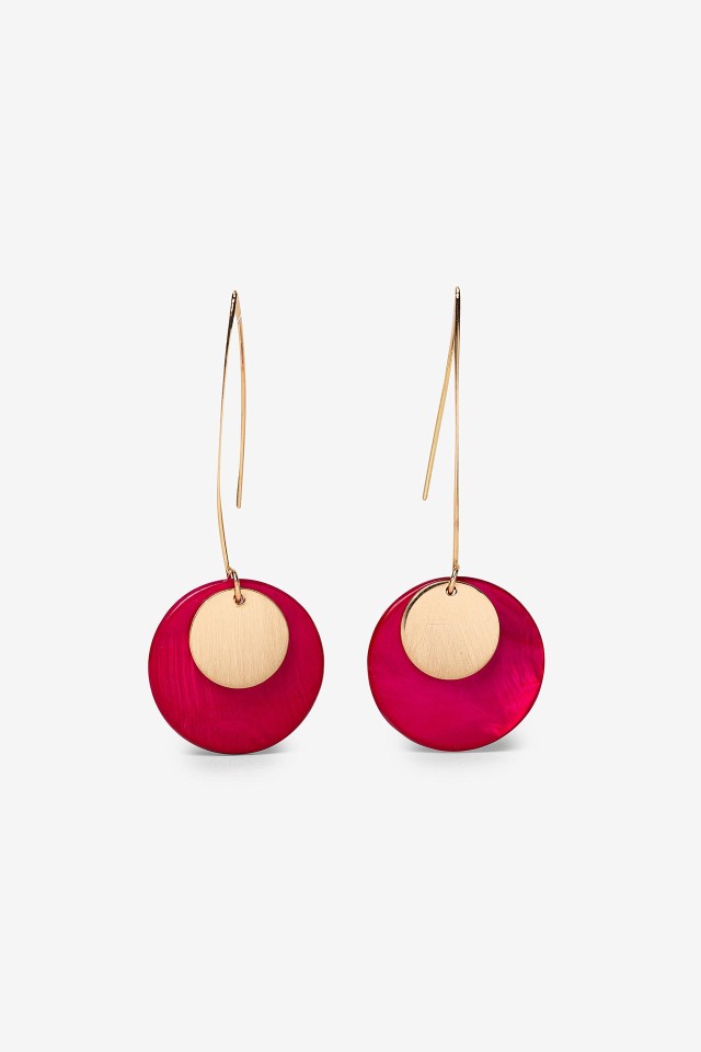 Pendientes de Gancho con Colgante de Ncar