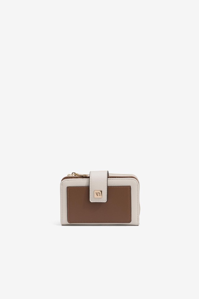 Monedero Bicolor con Solapa