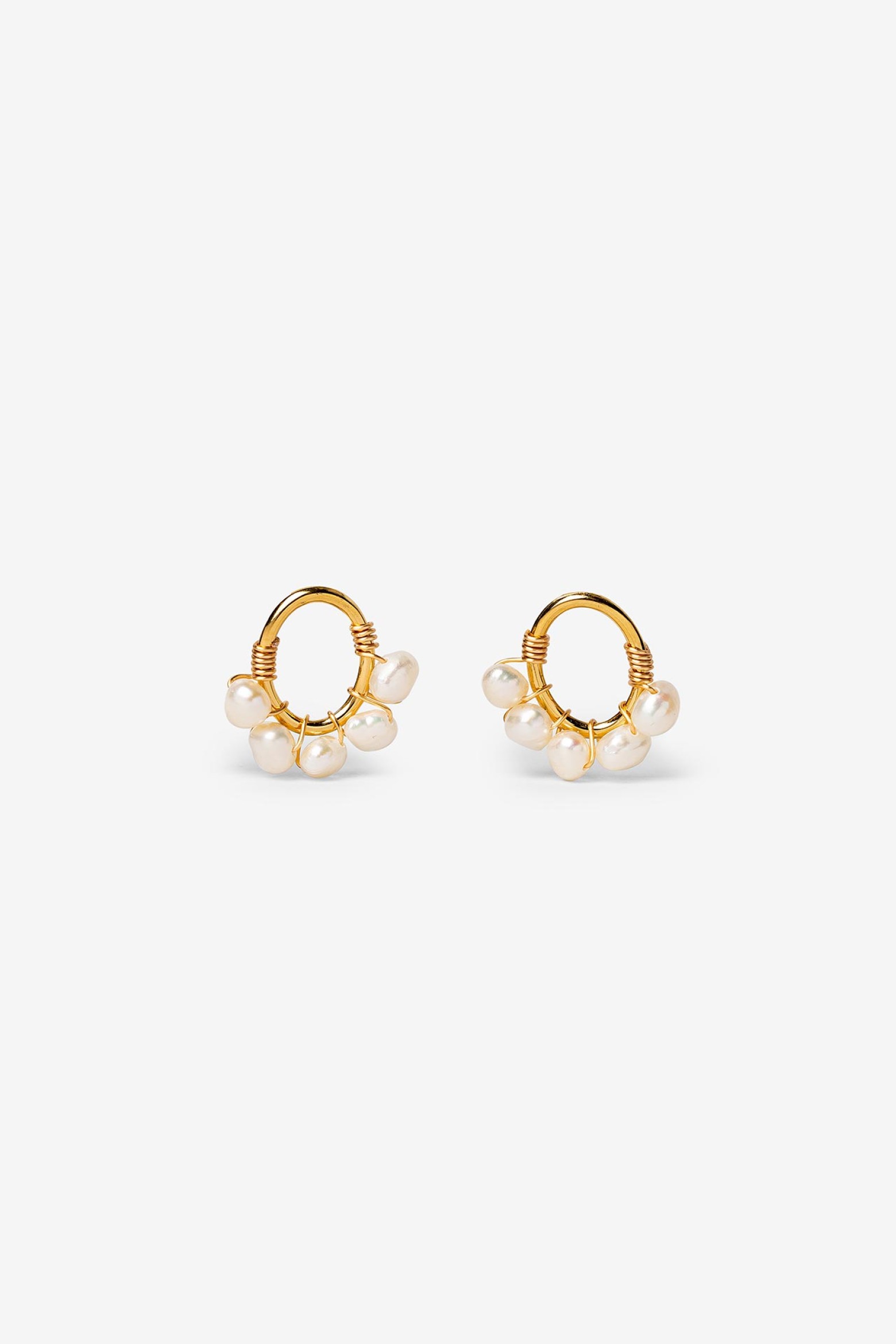 Steel Earring with Mother-of-Pearl