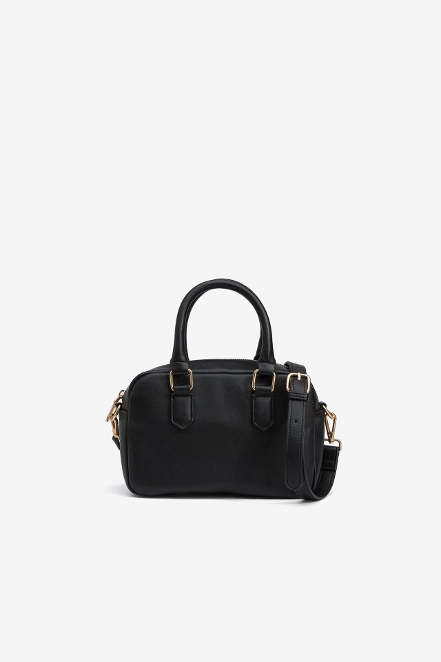 Bolso de Mano Efecto Cuero