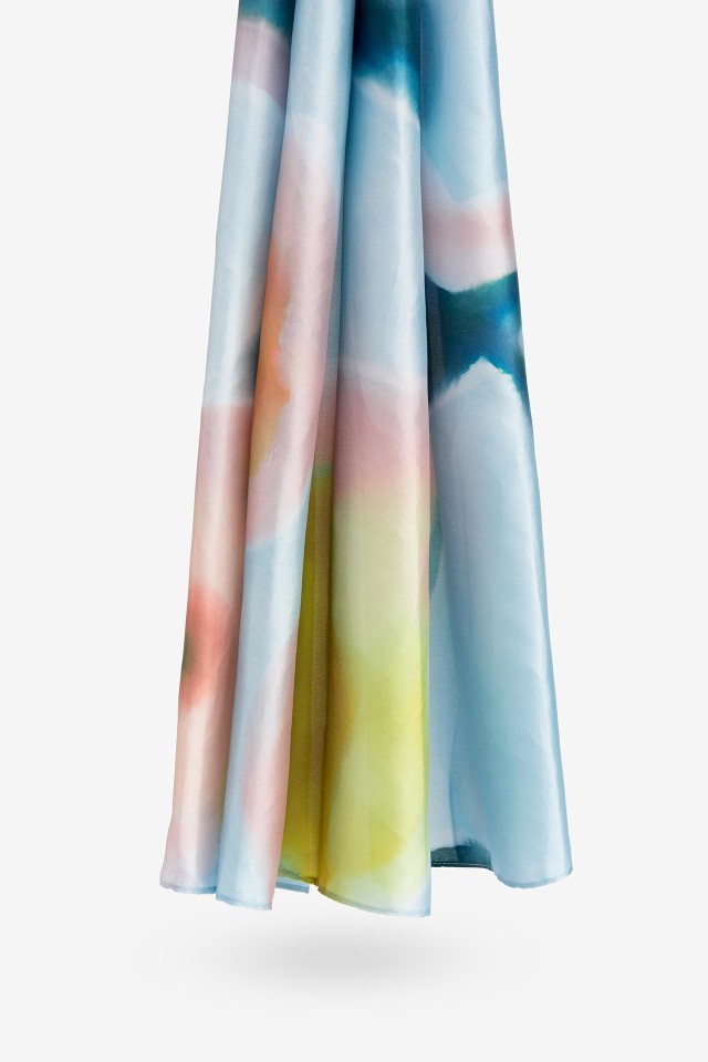 Leno Acetinado Estampado Floral