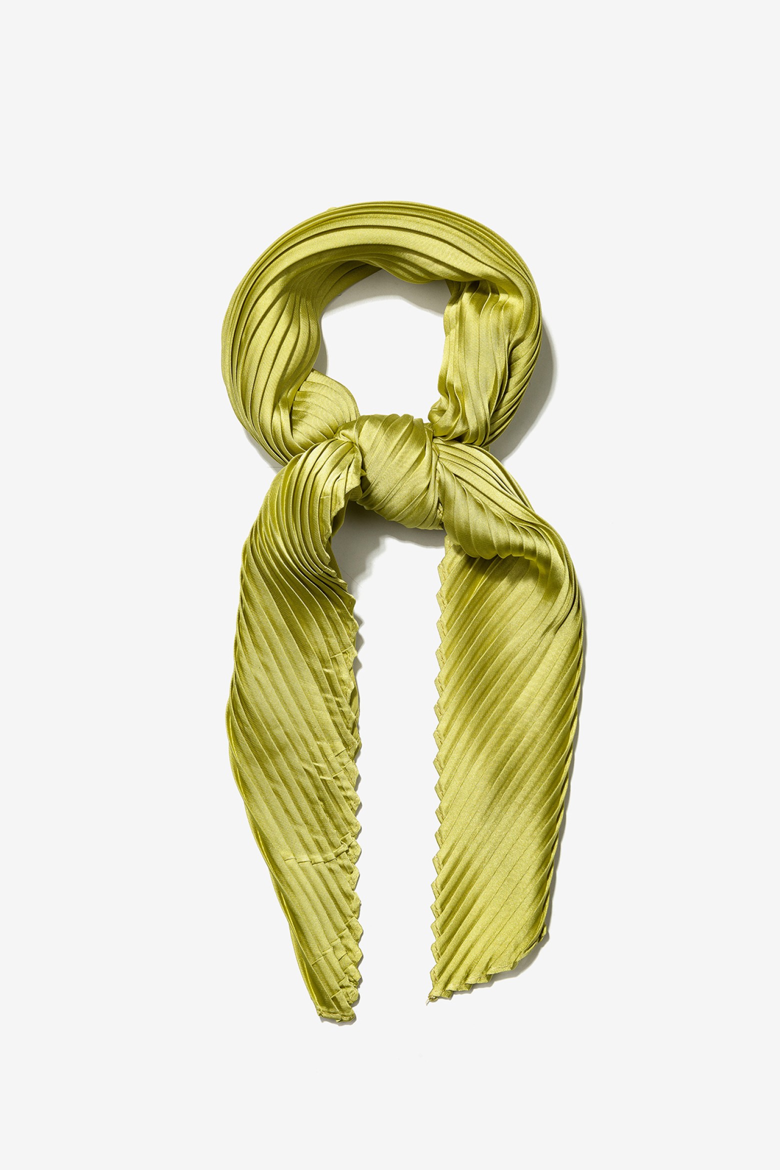 Pleated Satin Bandana