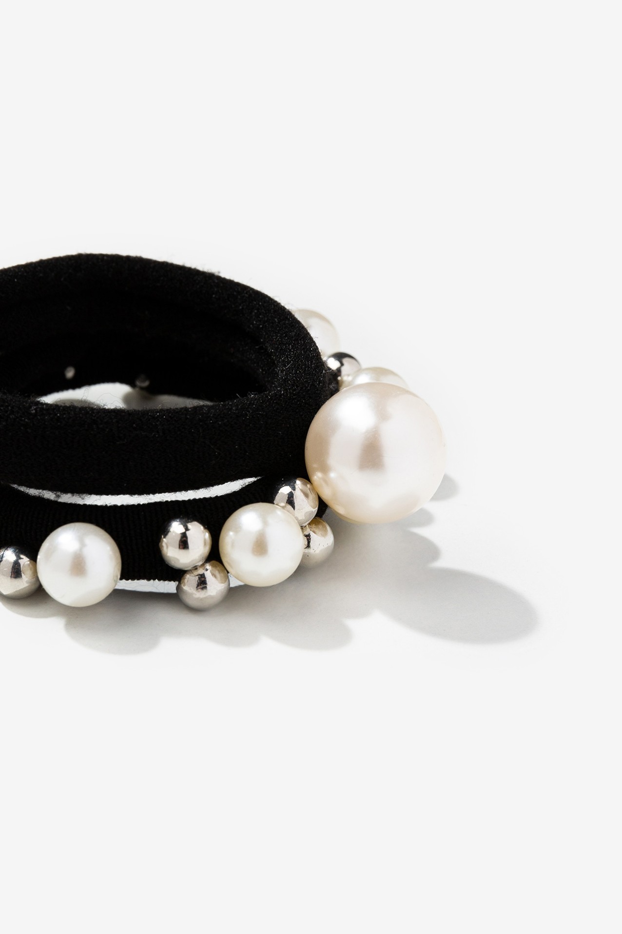 Pack of 2 Pearl Effect Hair Elastics