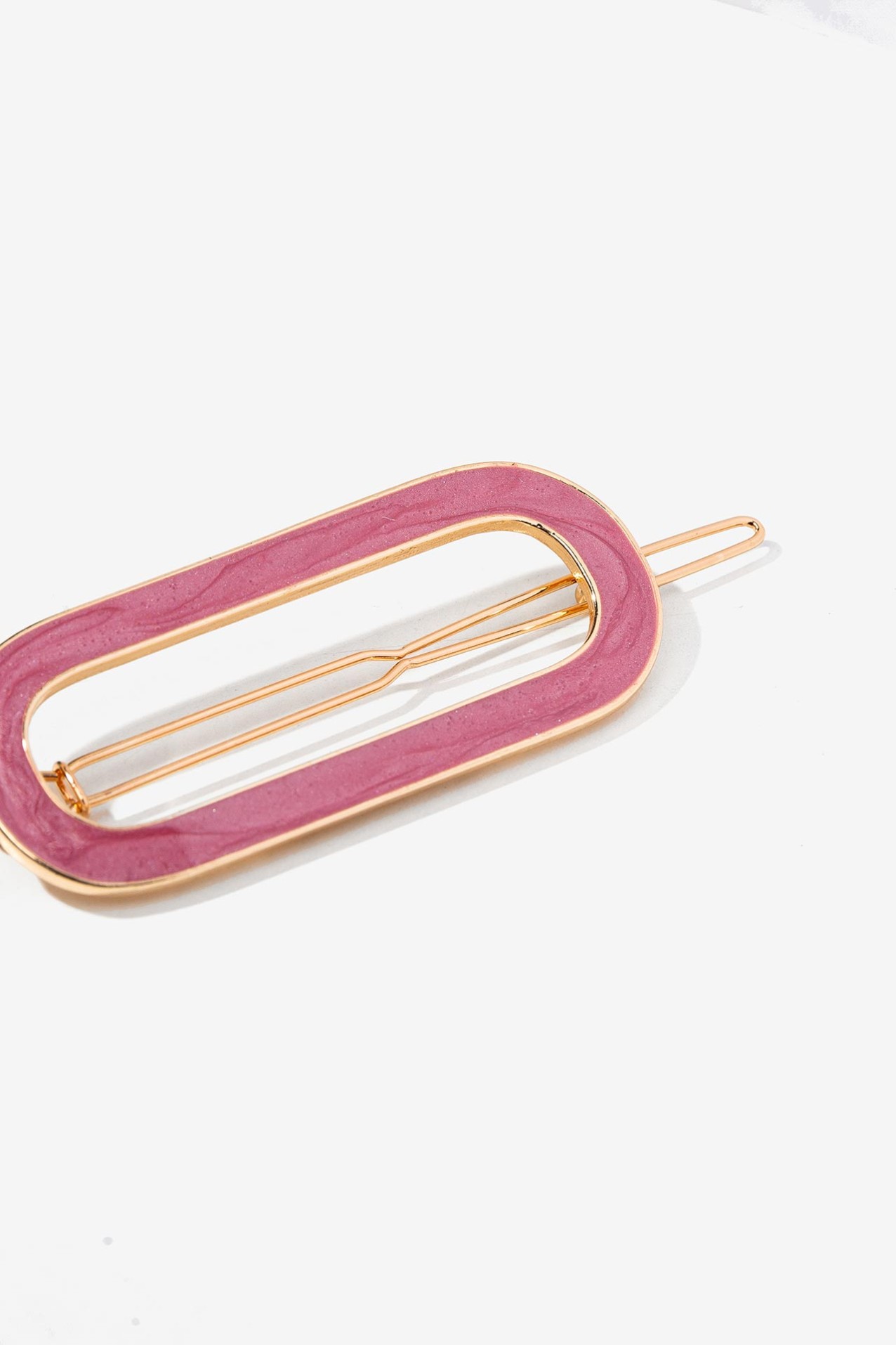 Enamel Oval Hair Pin