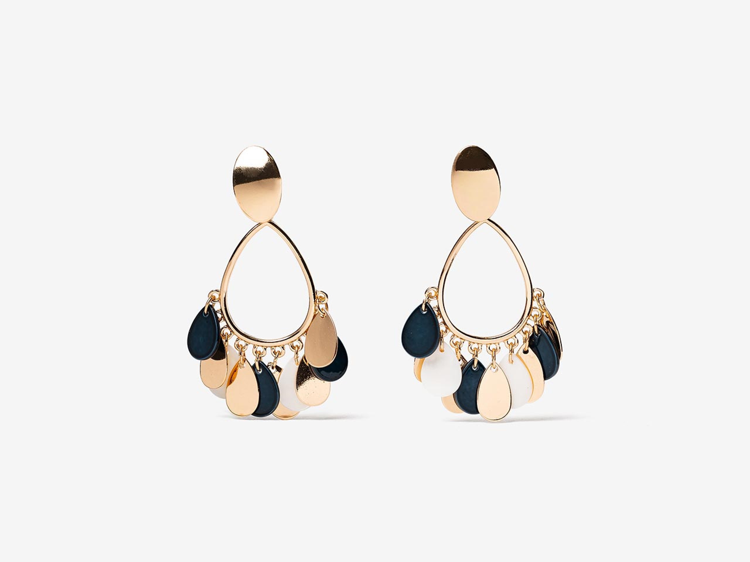 Pendientes con Colgantes de Madreperla