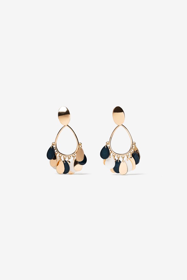 Pendientes con Colgantes de Madreperla