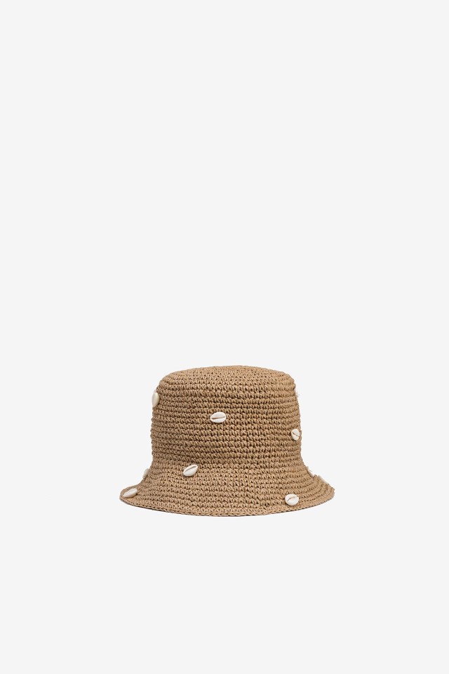 Sombrero Bucket con Caracoles