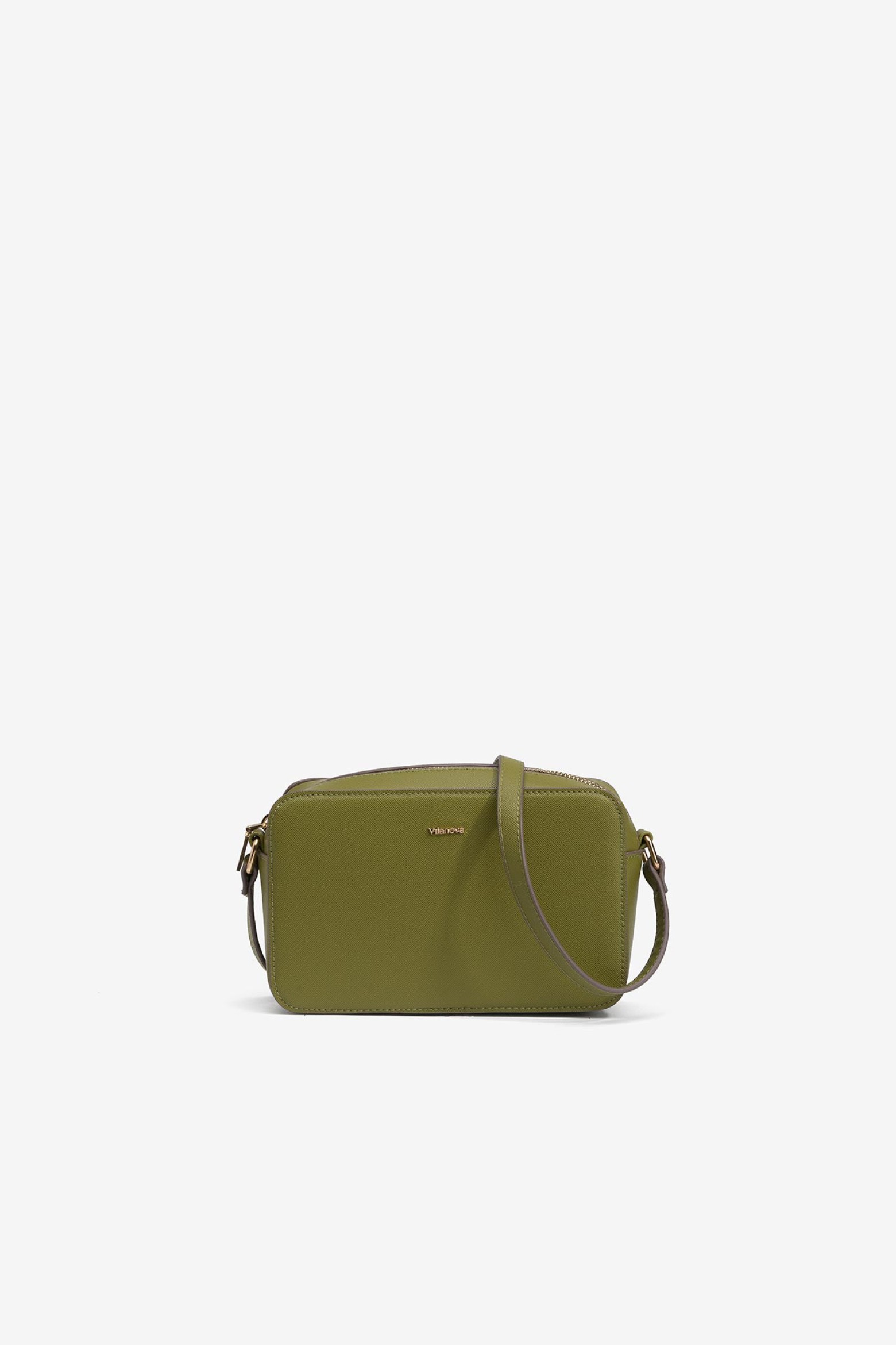 Faux Leather Crossbody Bag