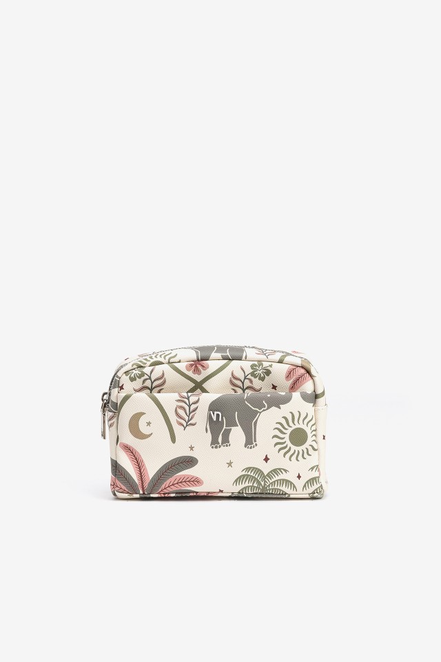 Neceser con Estampado Floral