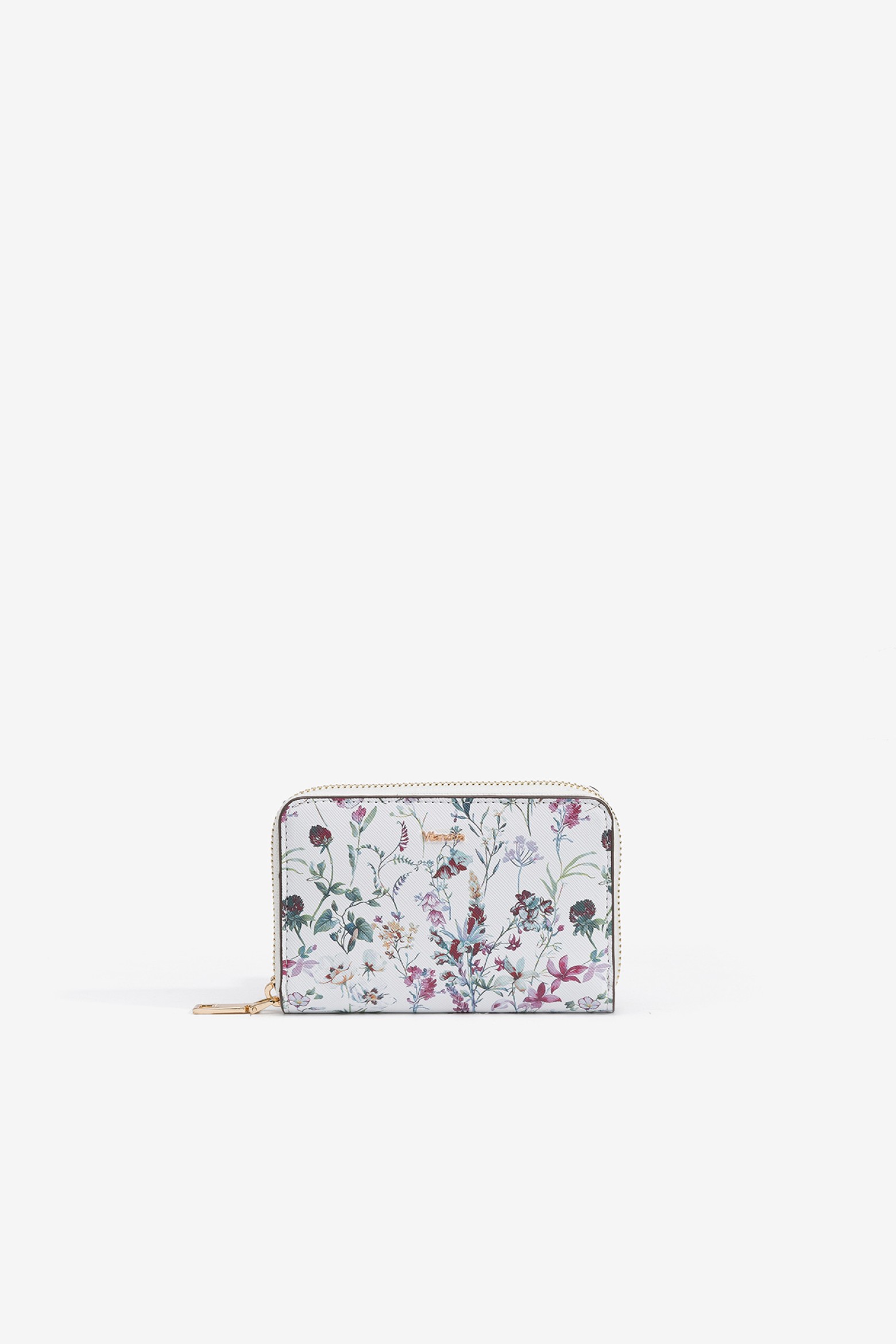 Porta-Moedas Estampado Floral
